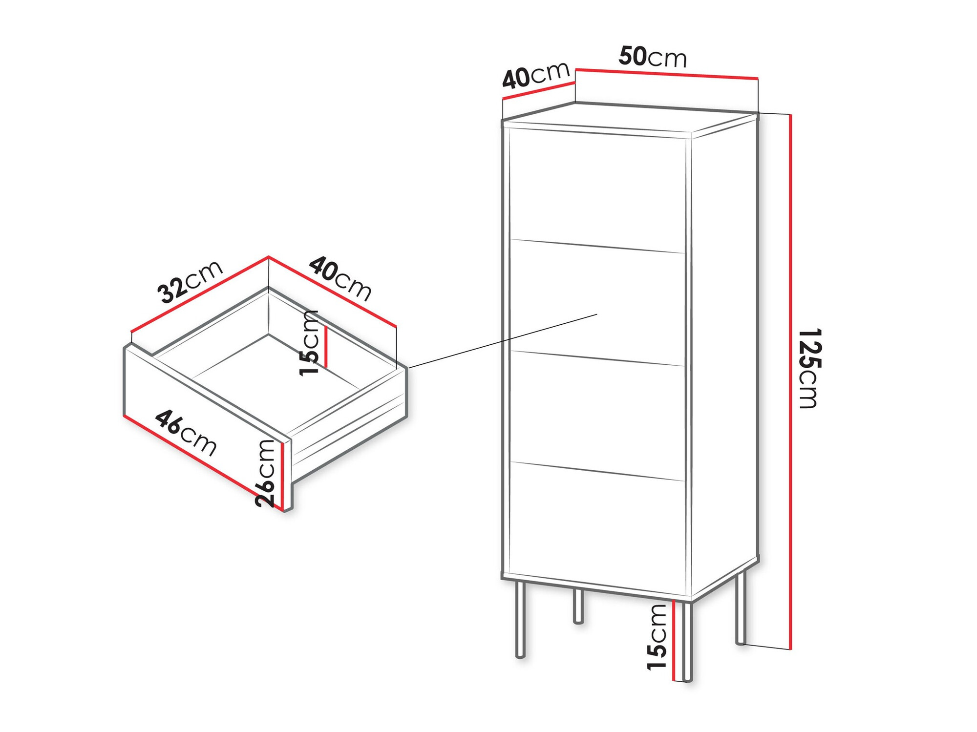 Cómoda Tolete 102 (Beige)