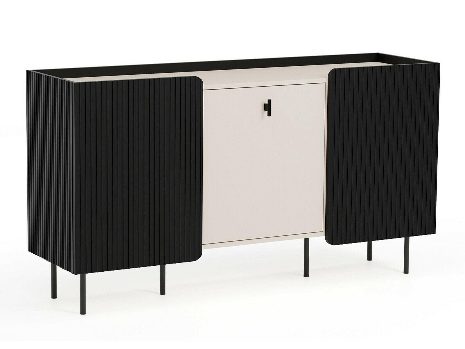 Conjunto de salón Mansfield 103 (Negro + Cachemira)