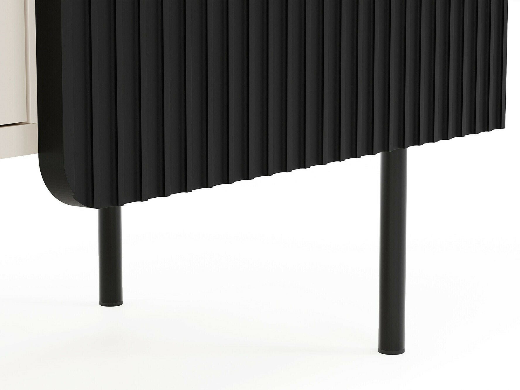 Conjunto de salón Mansfield 103 (Negro + Cachemira)