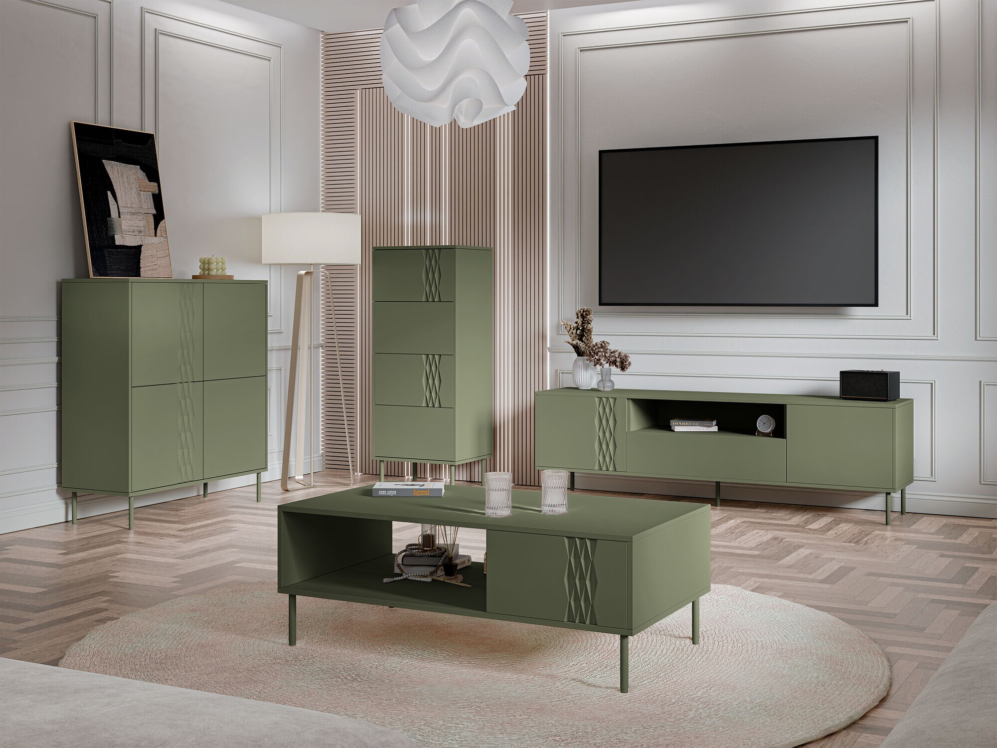 Conjunto de salón Tolete 108 (Verde)