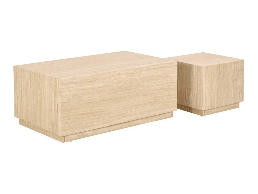Conjunto mesa de centro Norsica 894 (Beige)