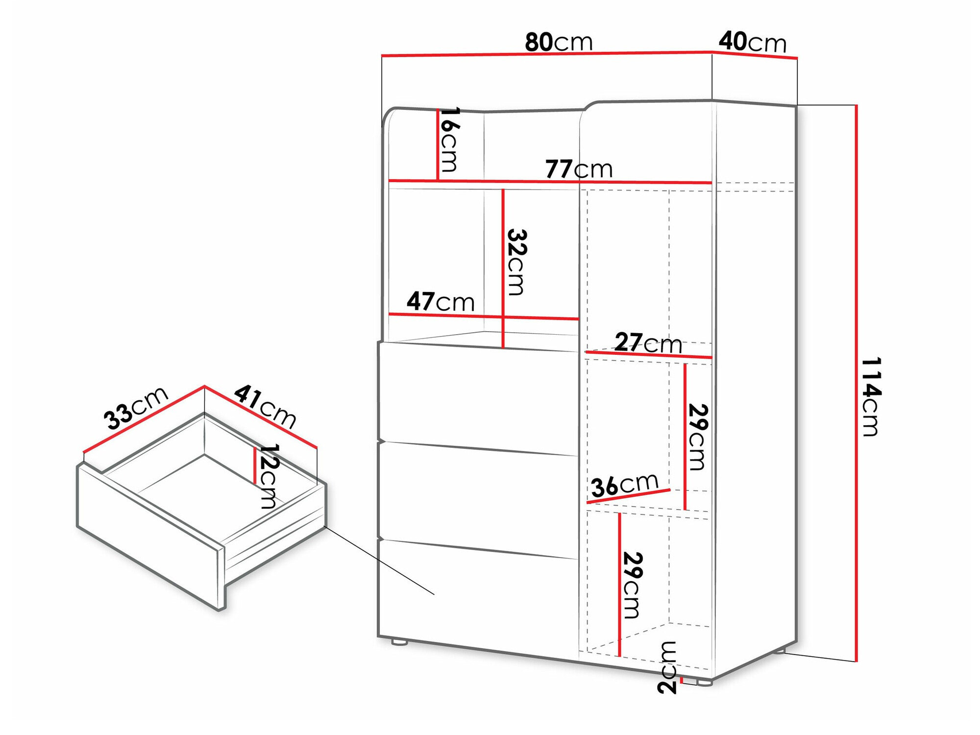 Estantería Domcali 106 (Gris + Roble)