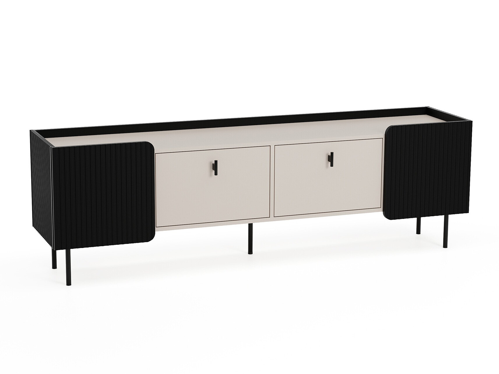 Mueble TV Mansfield 102 (Negro + Cachemira)