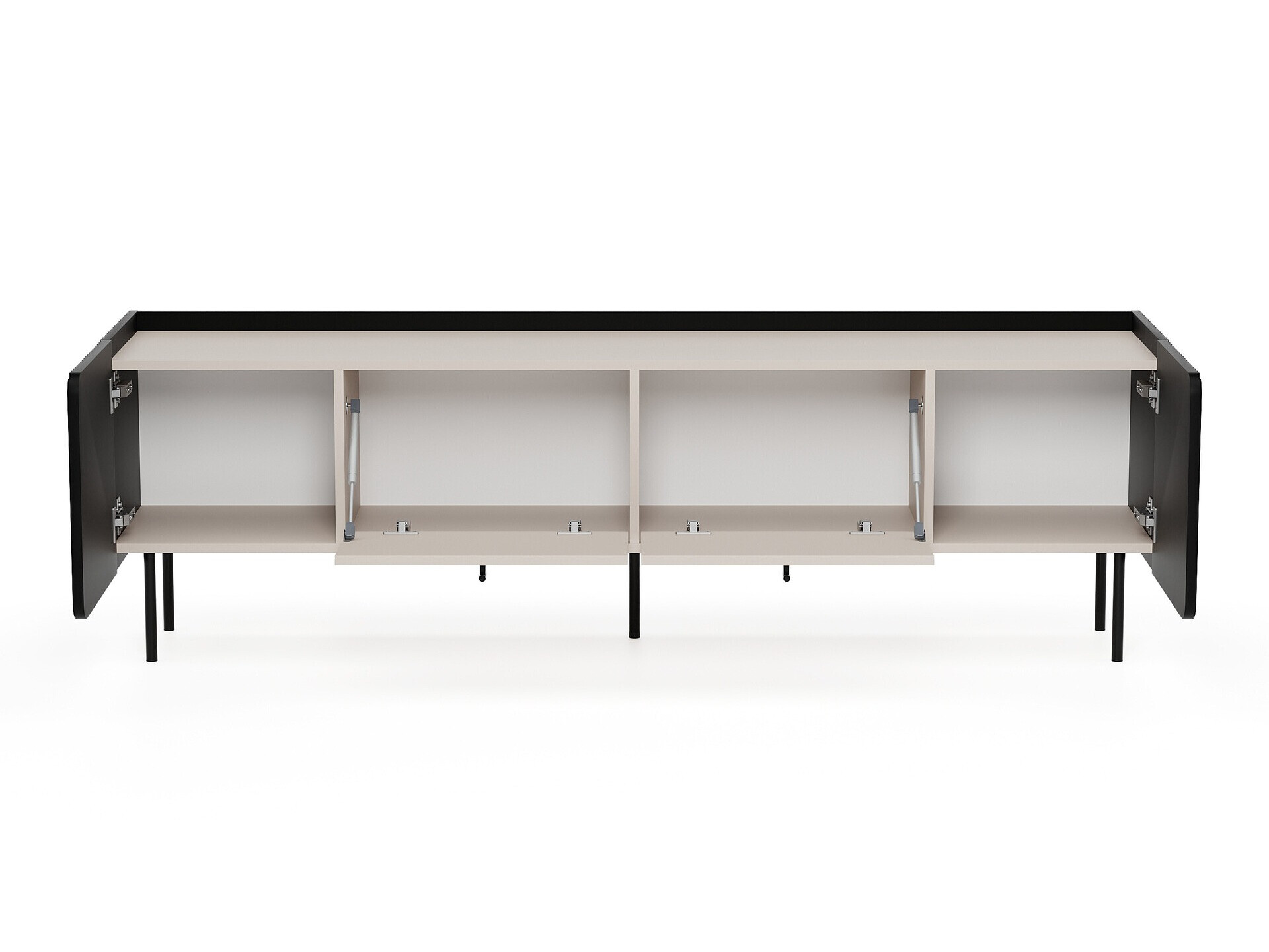 Mueble TV Mansfield 102 (Negro + Cachemira)