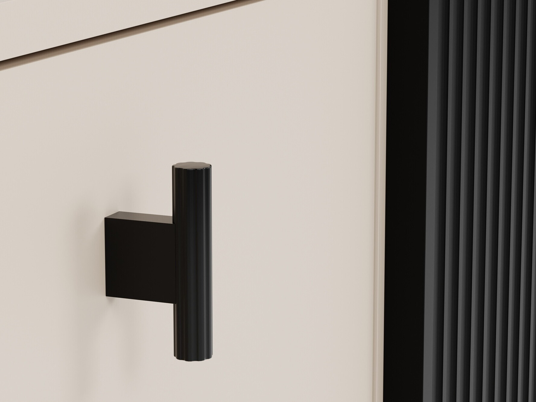 Mueble TV Mansfield 102 (Negro + Cachemira)