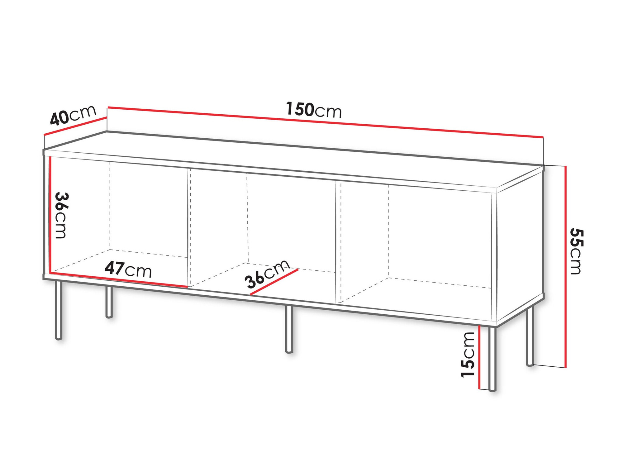 Mueble TV Tolete 104 (Beige)