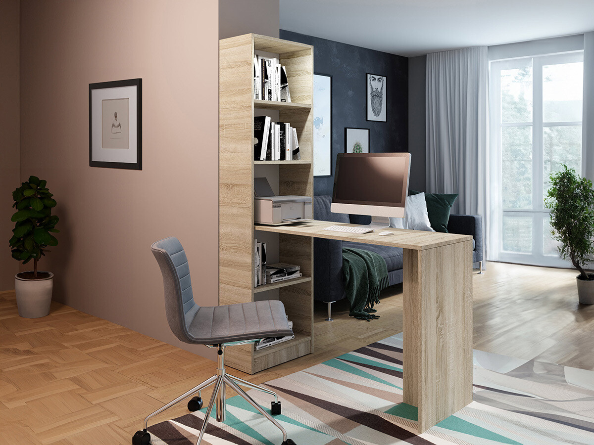 Mesa de oficina Dover 109 (Roble Sonoma)