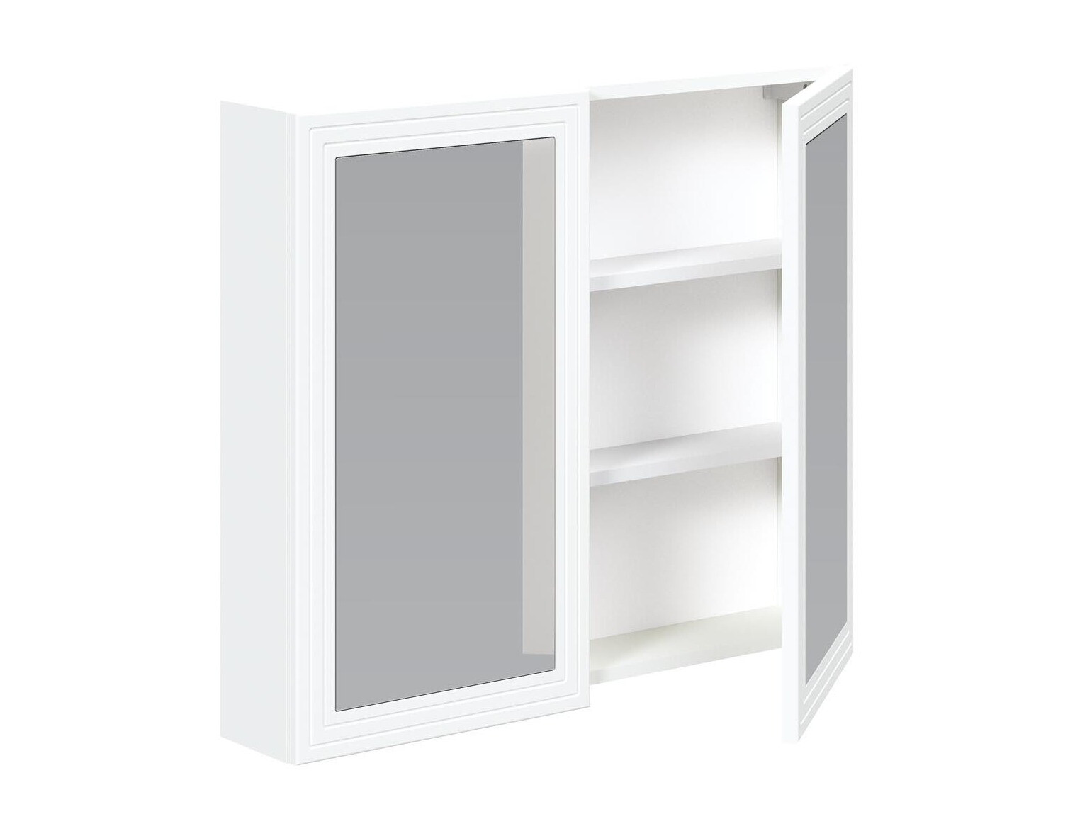 Mueble con espejo para baño Fiovele 102 (Blanco)