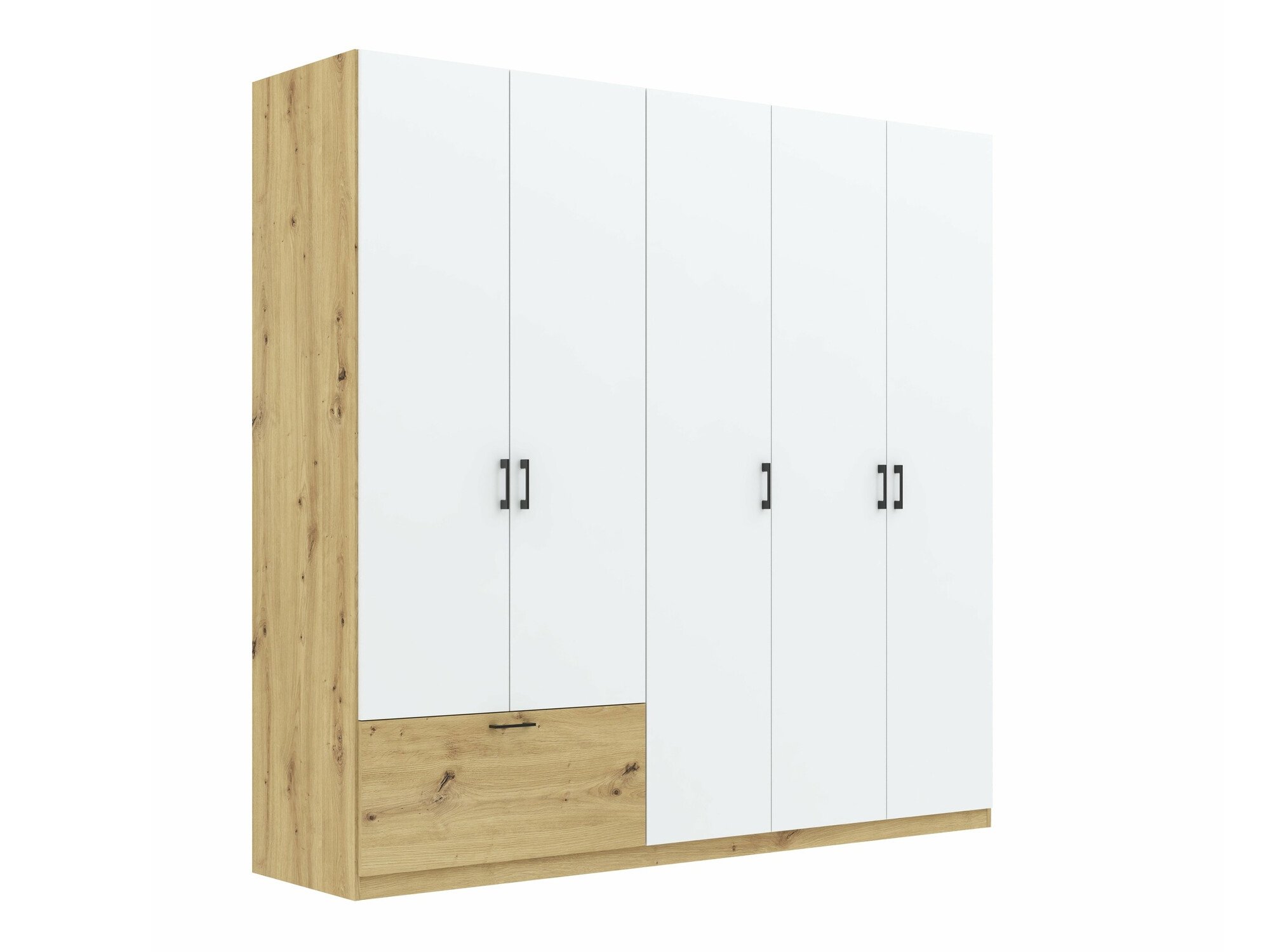 Armario Bristol 249 (Roble Artisan + Blanco)