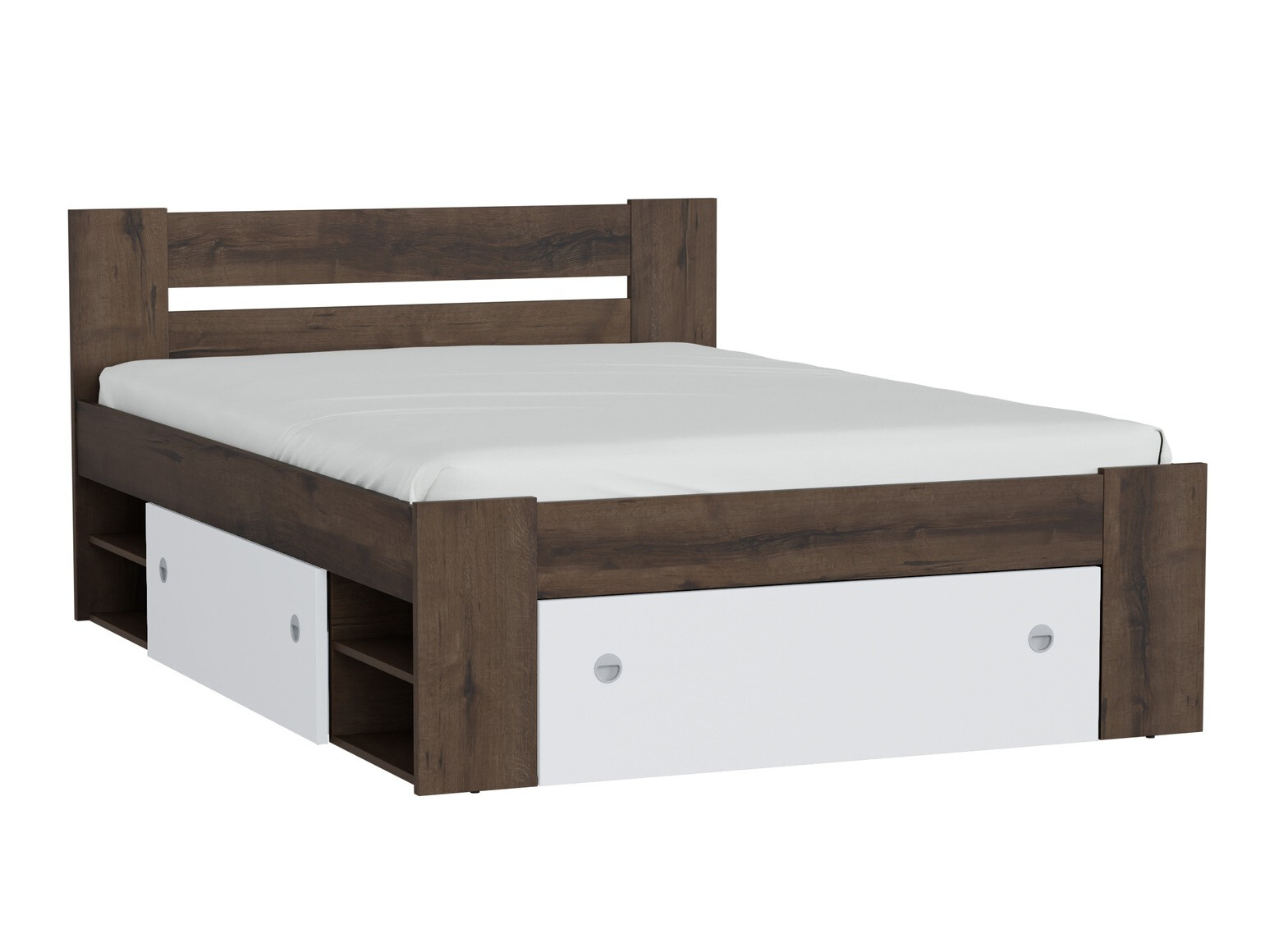 Cama Novsore 128 (Roble oscuro)