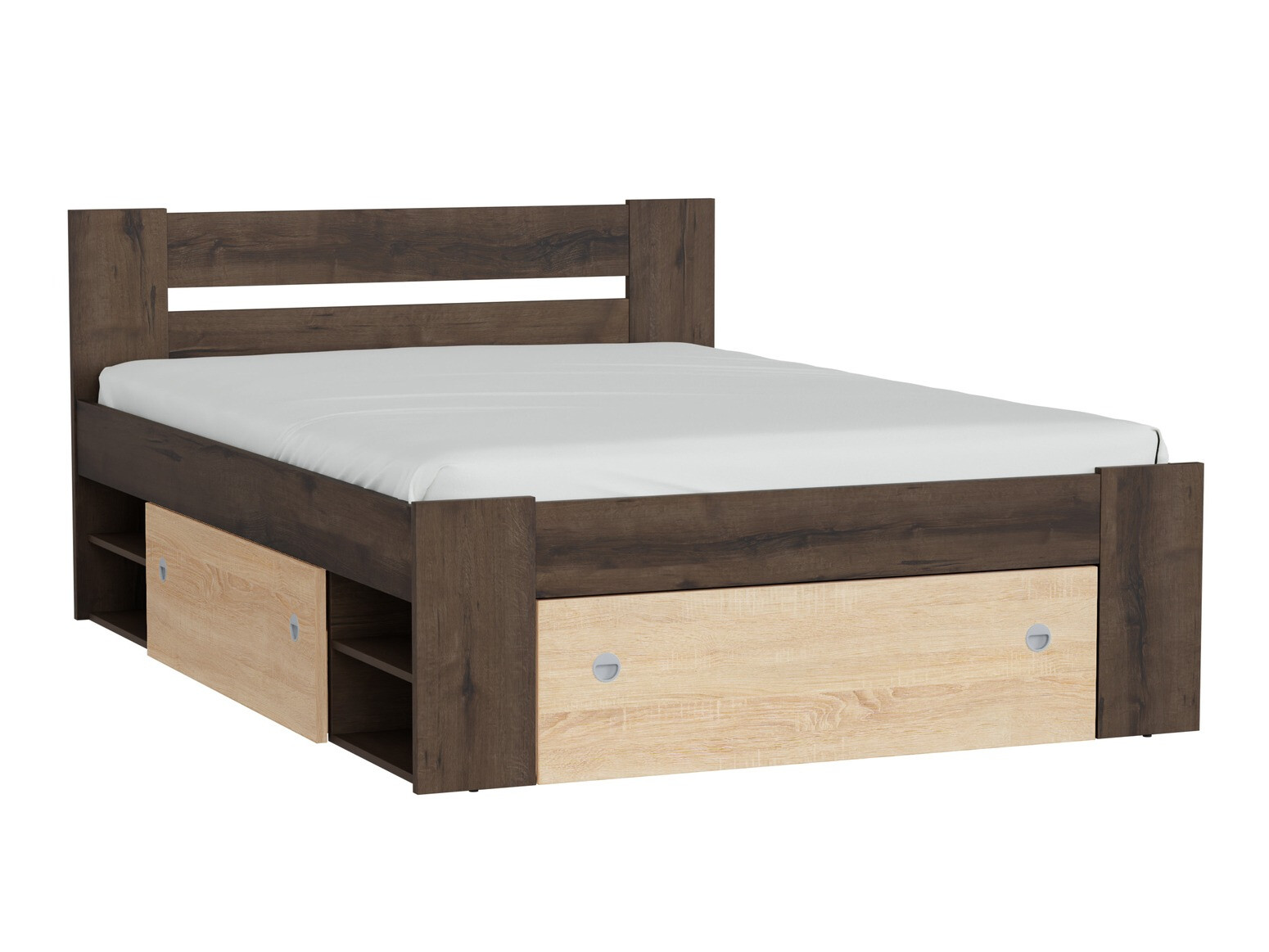 Cama Novsore 128 (Roble oscuro)