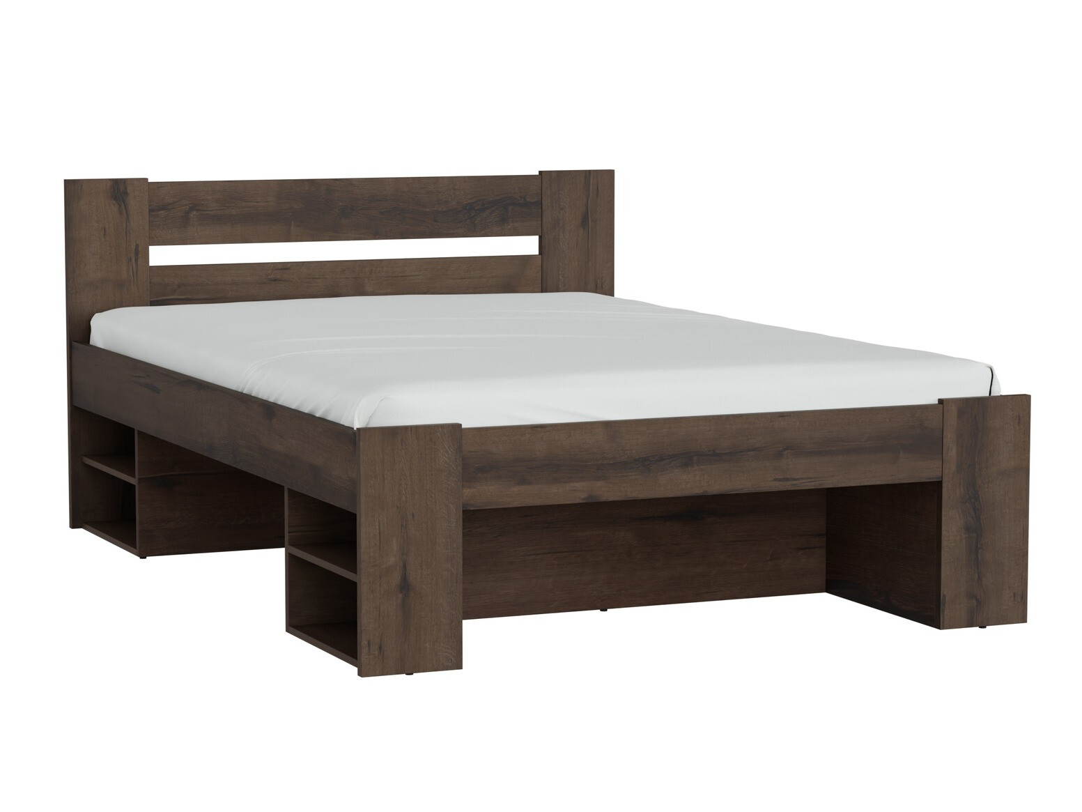 Cama Novsore 128 (Roble oscuro)