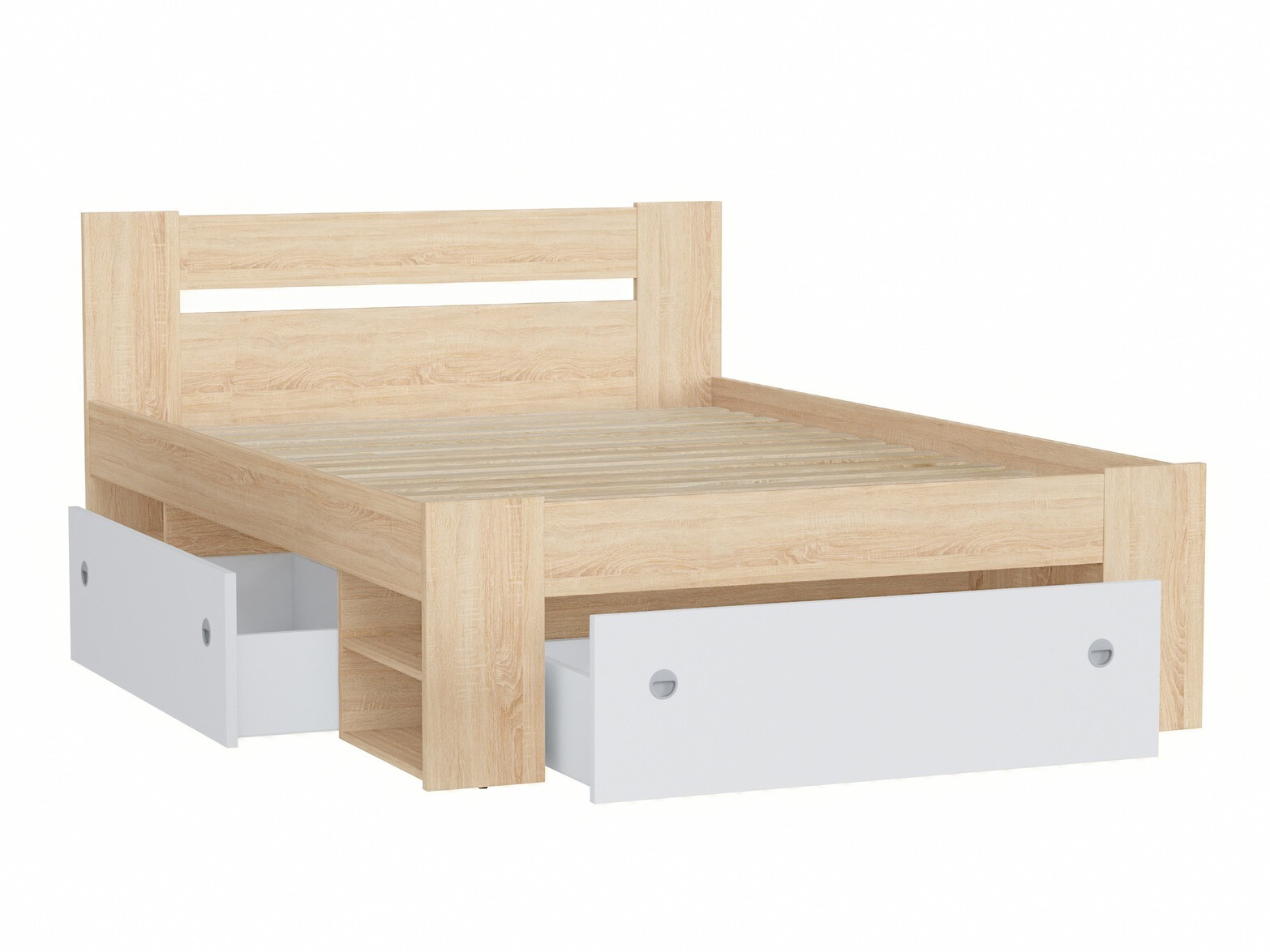 Cama Novsore 128 (Roble Sonoma)