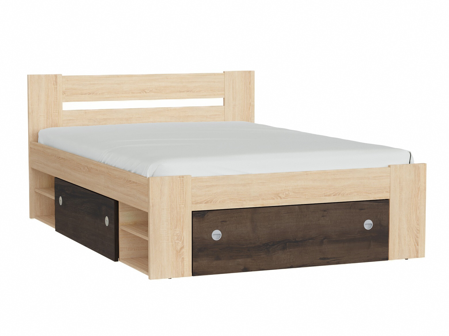 Cama Novsore 128 (Roble Sonoma)