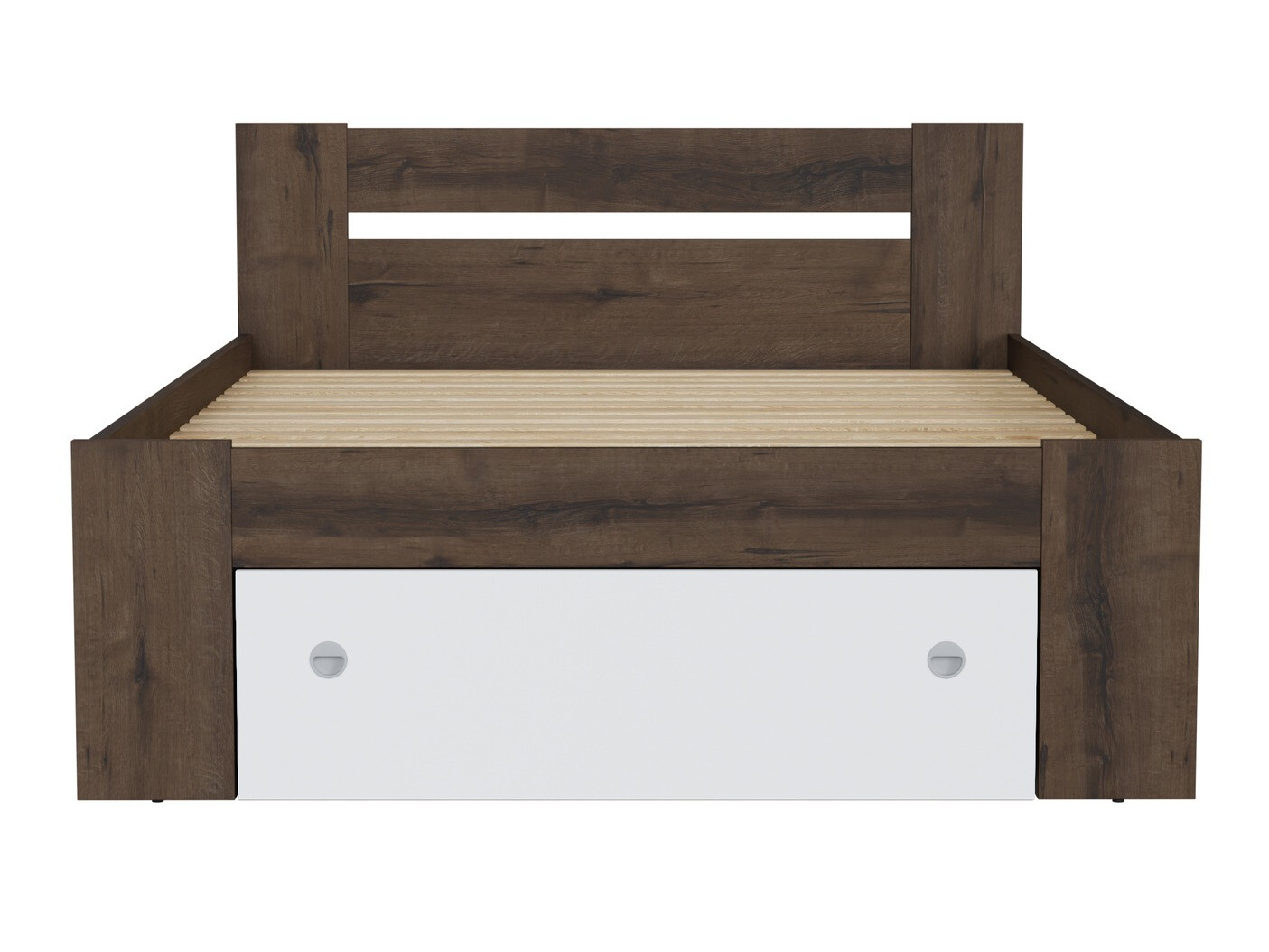 Cama Novsore 130 (Roble oscuro)