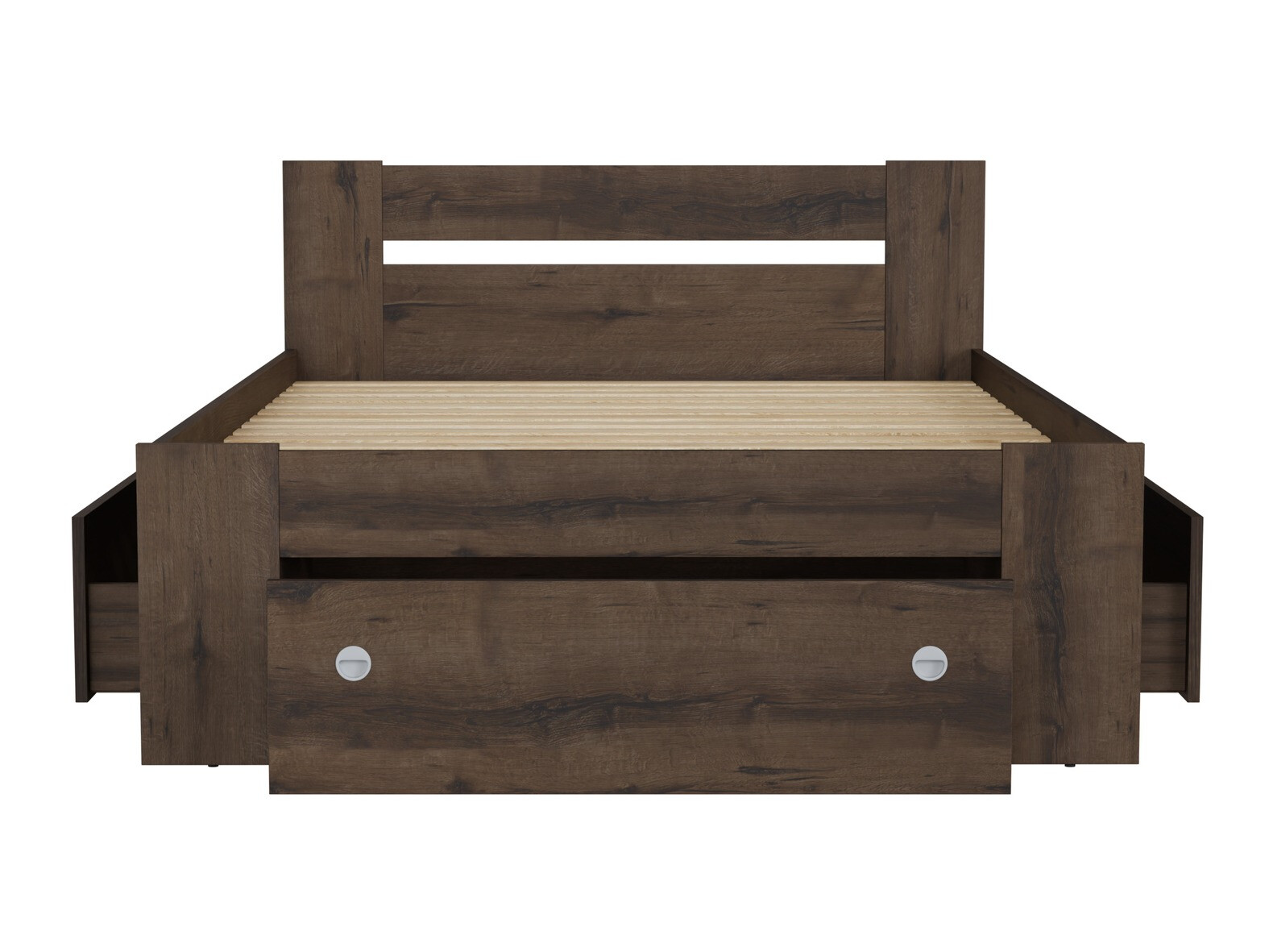 Cama Novsore 130 (Roble oscuro)