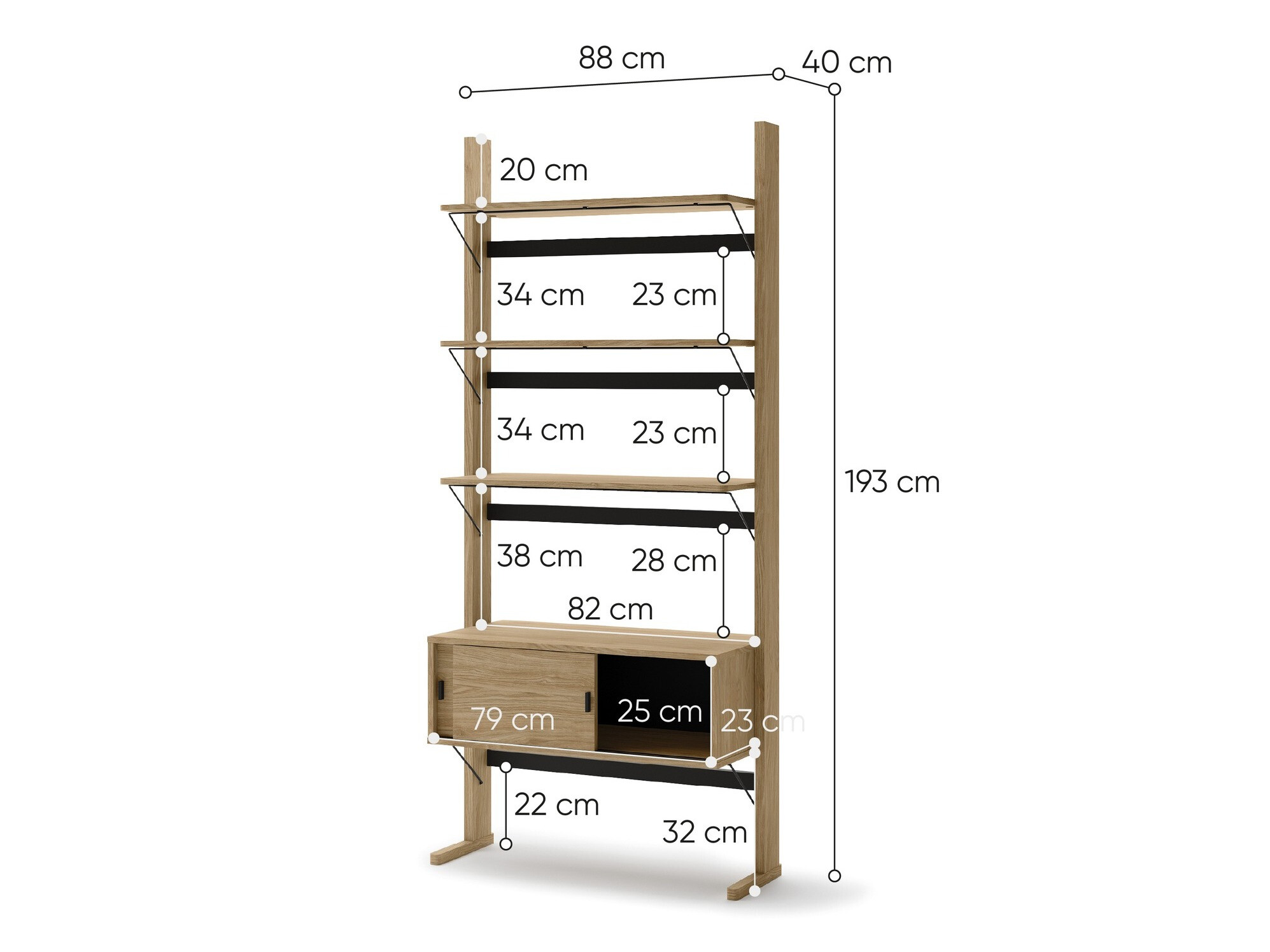 Estantería Feleliu 100