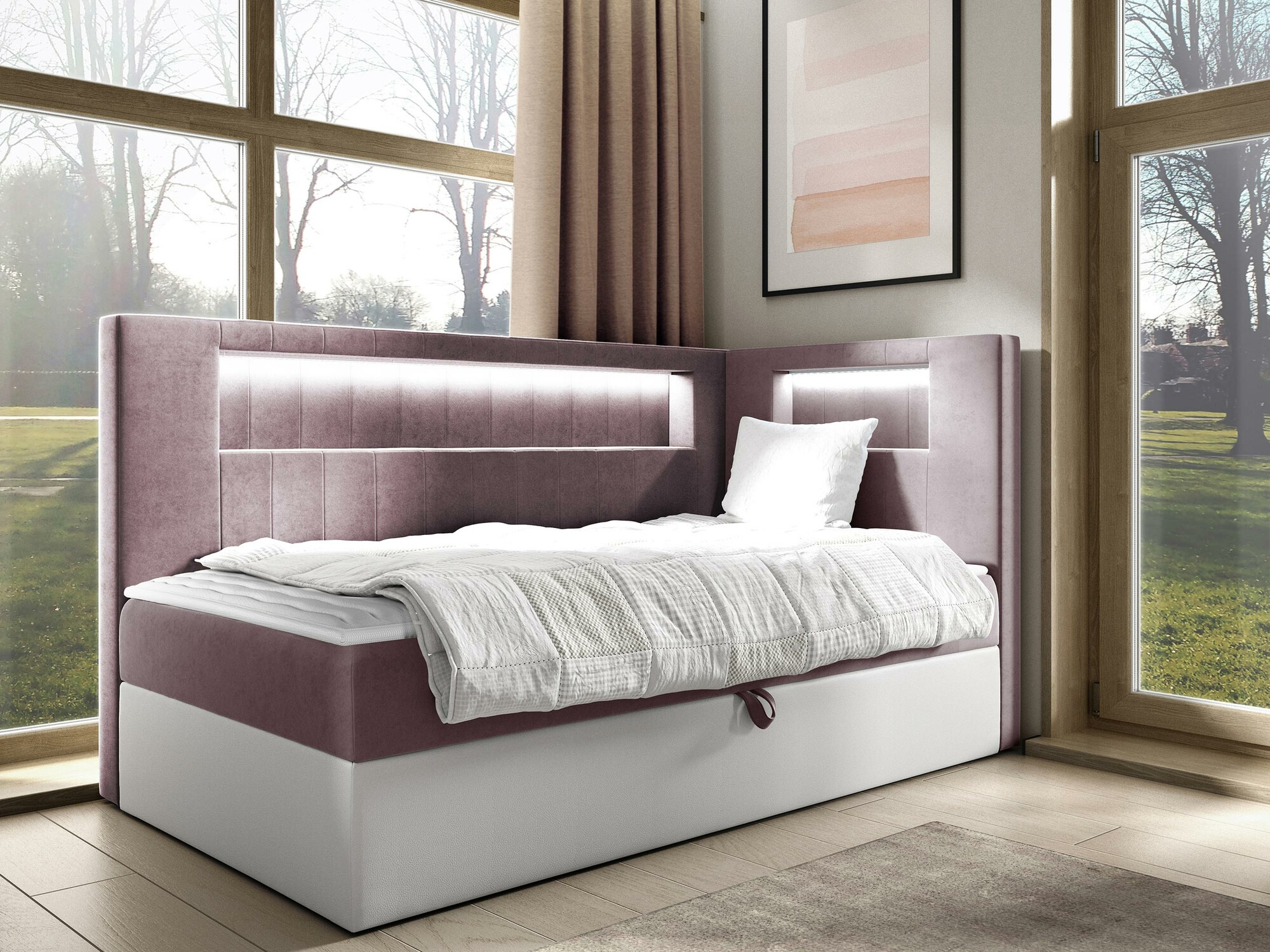 Cama continental Baltimore 172 (Soft 017 + Fresh 9)