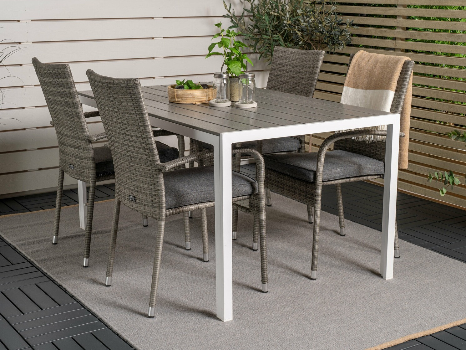 Conjunto de mesa y sillas Dallas 4660