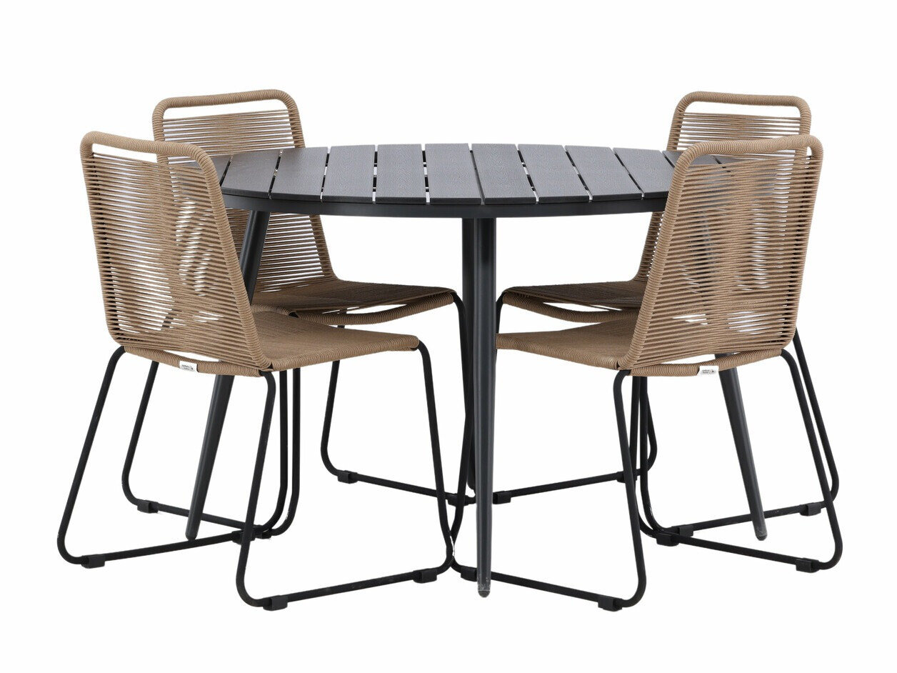 Conjunto de mesa y sillas Dallas 4670
