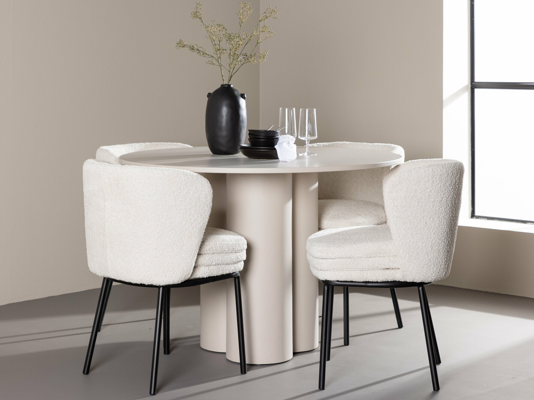 Conjunto de mesas y sillas para comedor Dallas 4689