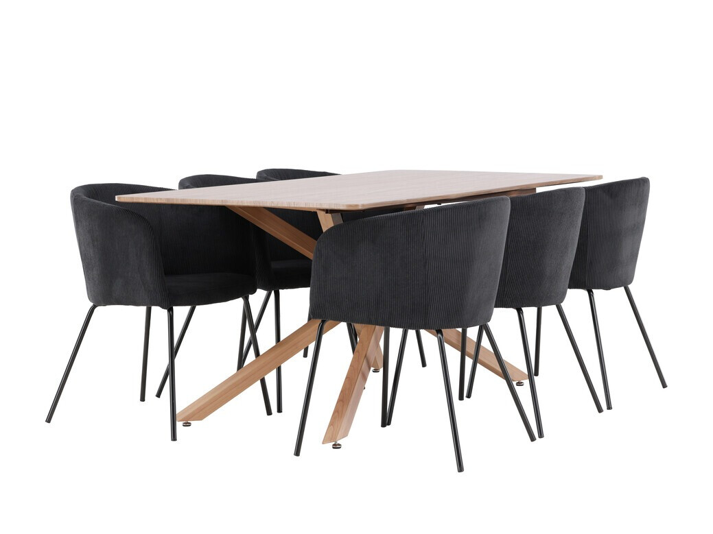 Conjunto de mesas y sillas para comedor Dallas 4691