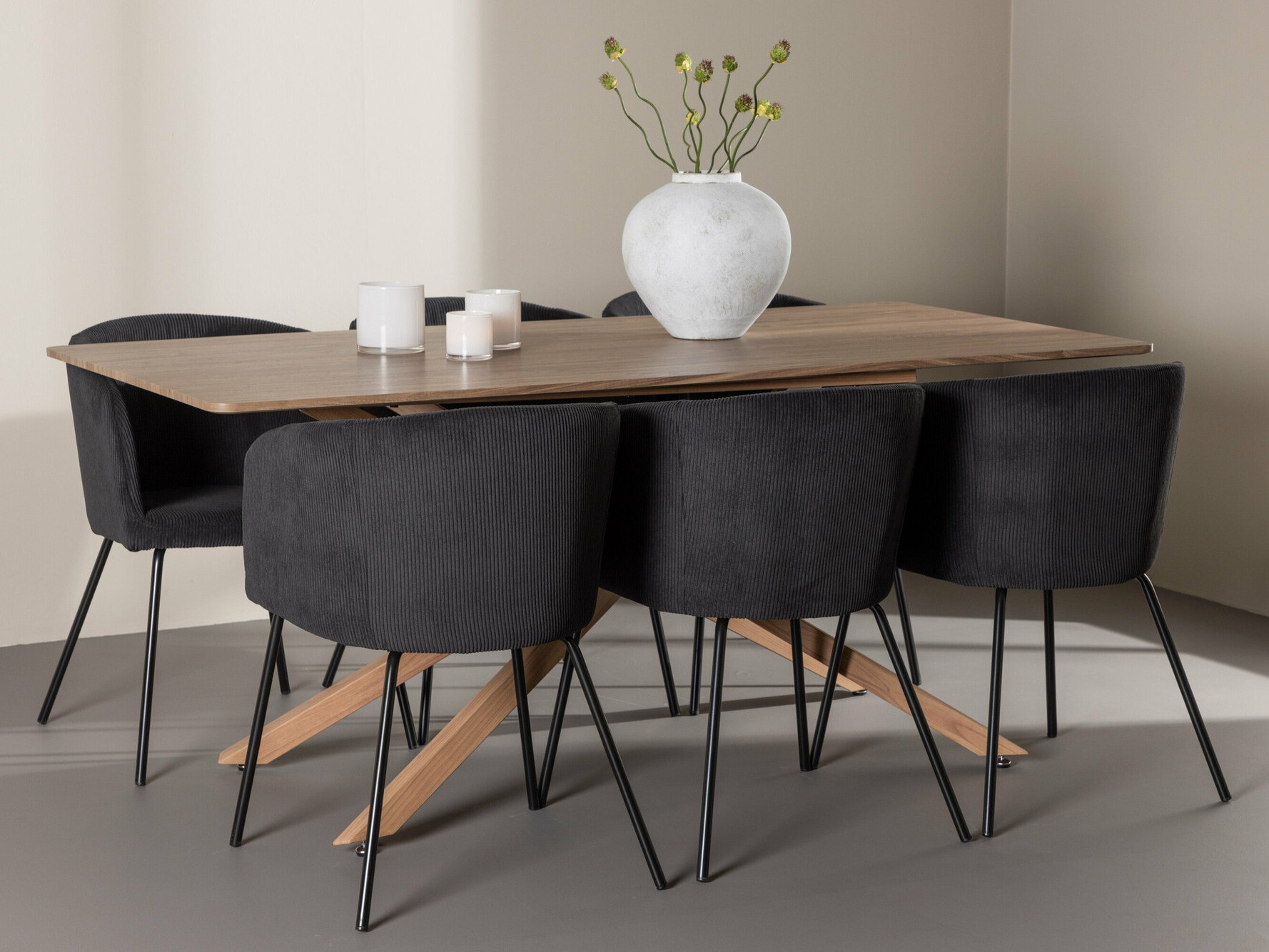 Conjunto de mesas y sillas para comedor Dallas 4691