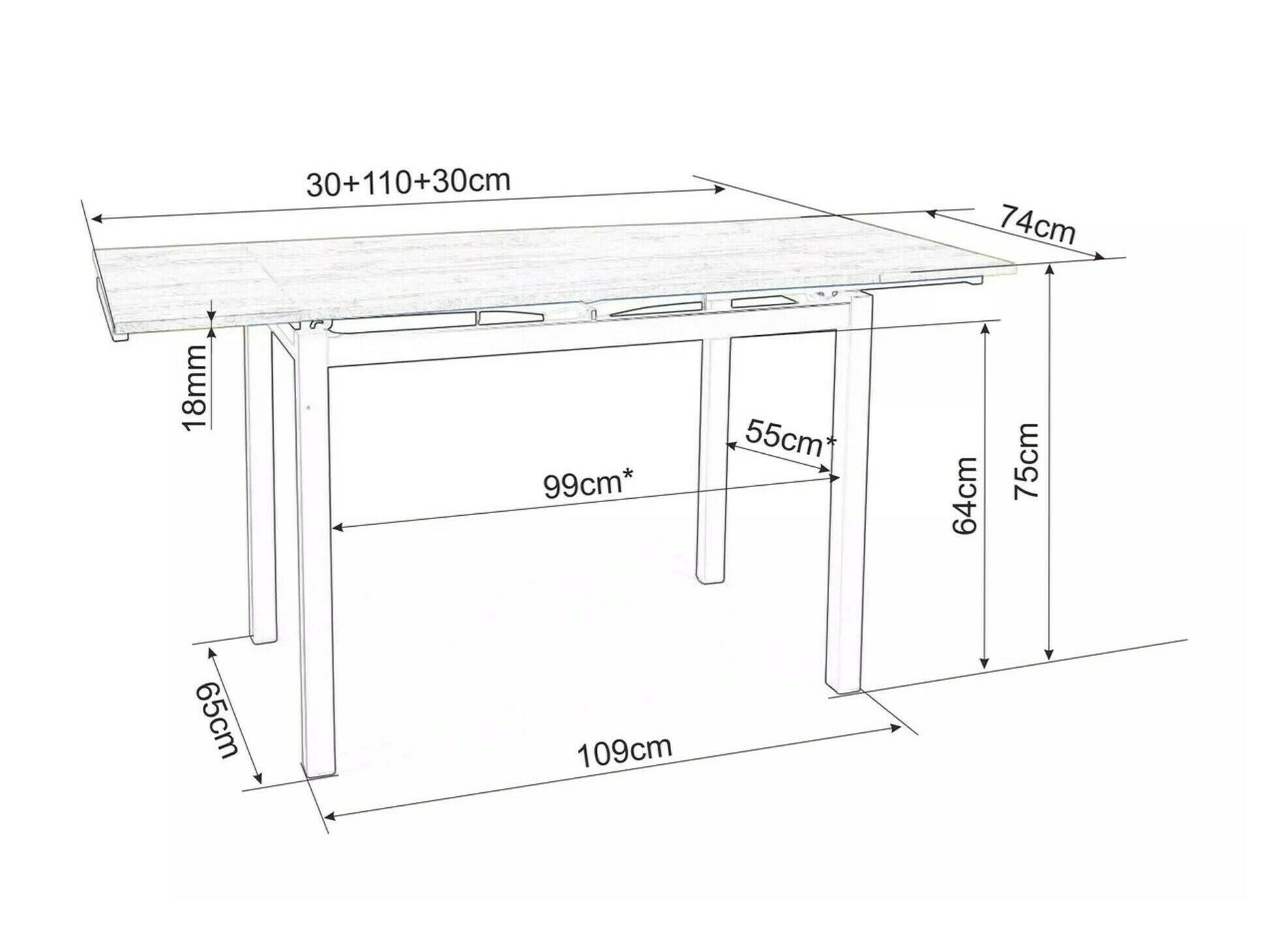 Mesa Detroit 667 (Roble Artisan)