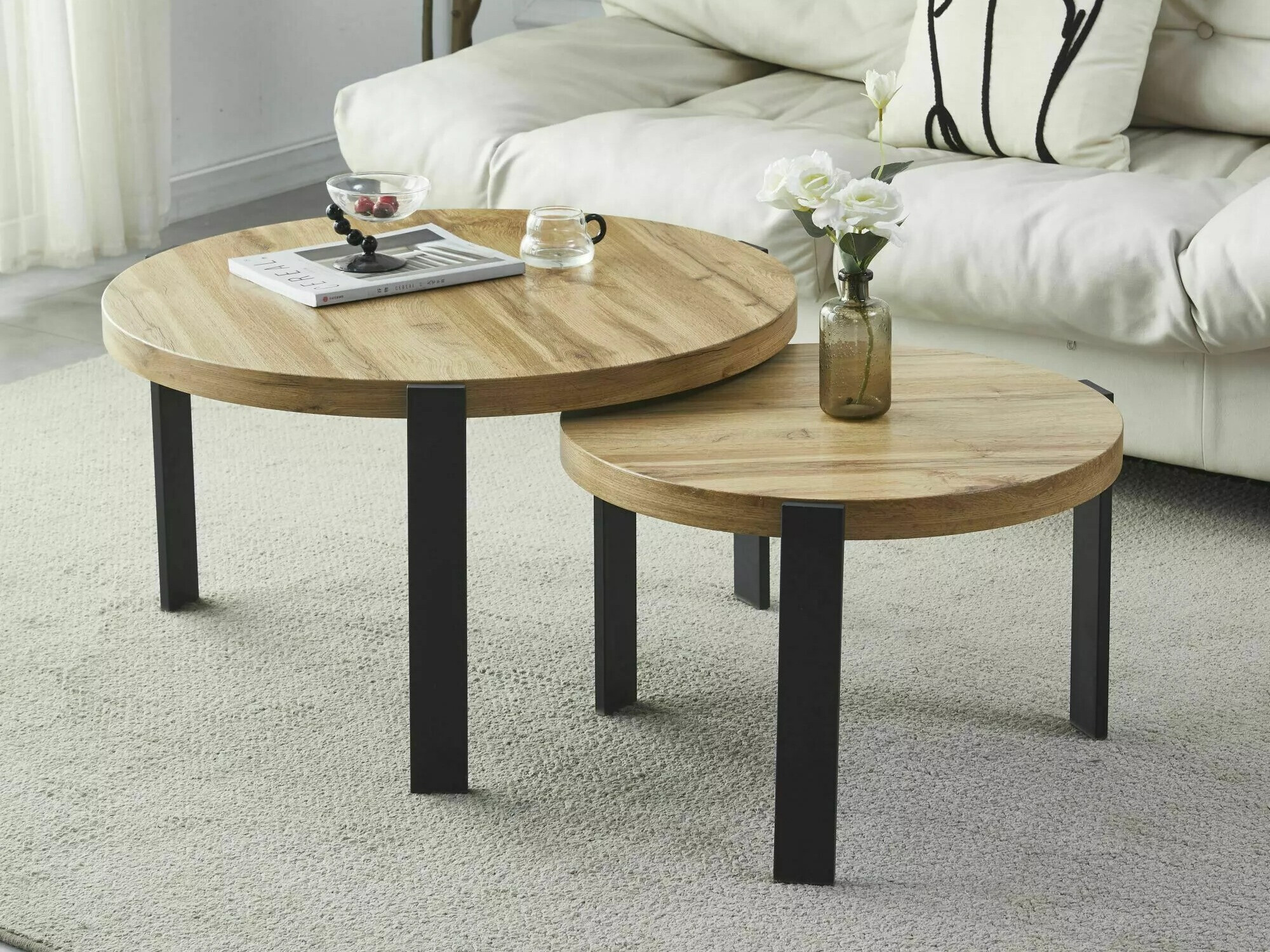 Conjunto mesa de centro Detroit 682