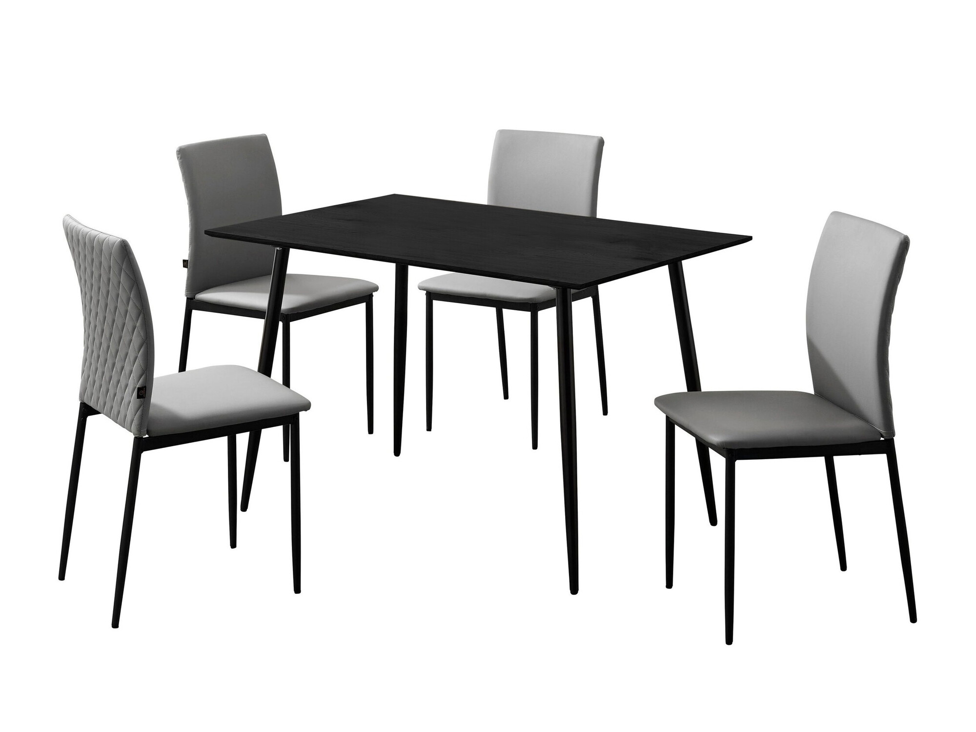 Conjunto de comedor Denton 1419 (Gris claro)