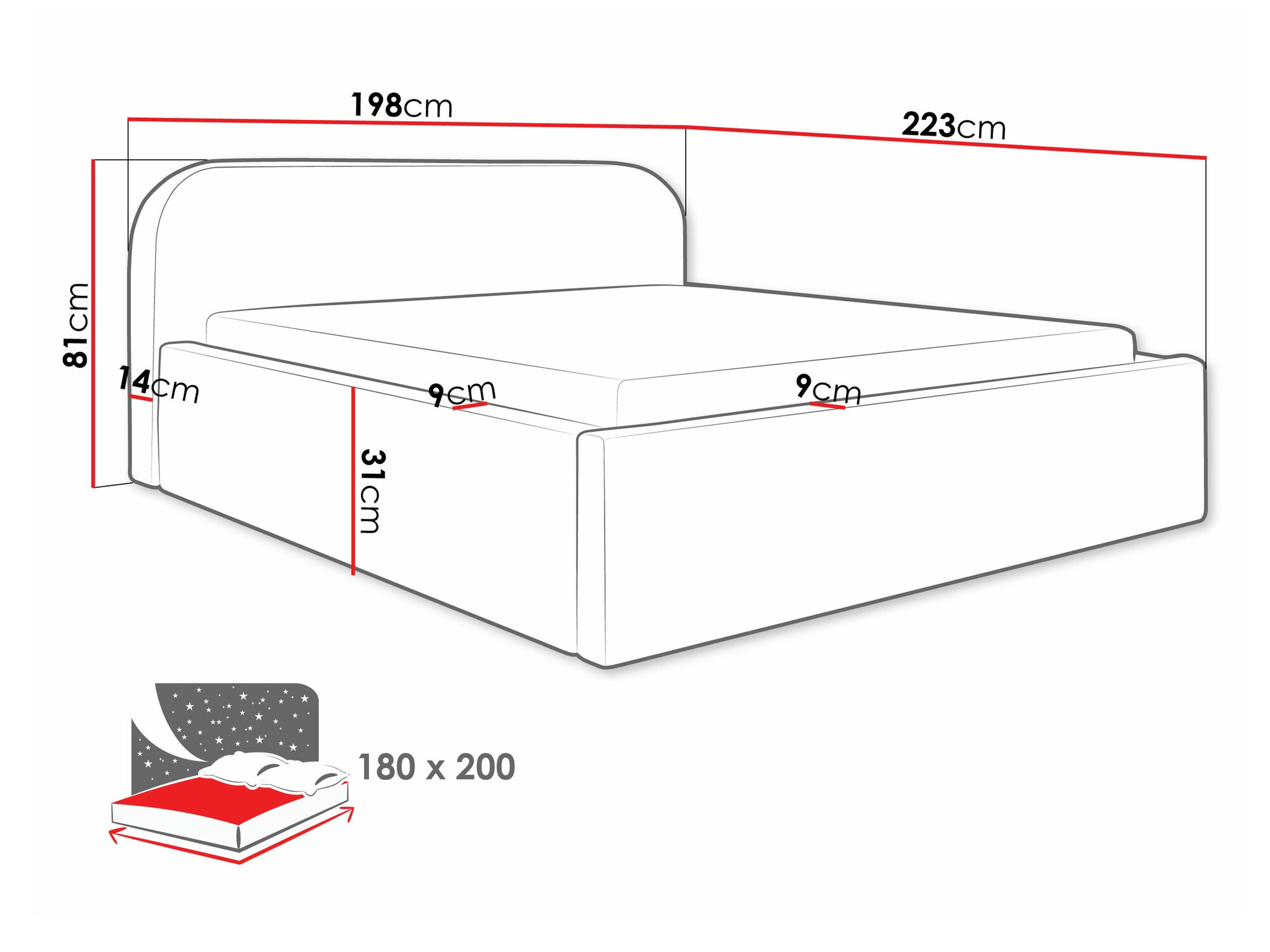 Cama Comfivo Inventio (Abriamo 3)
