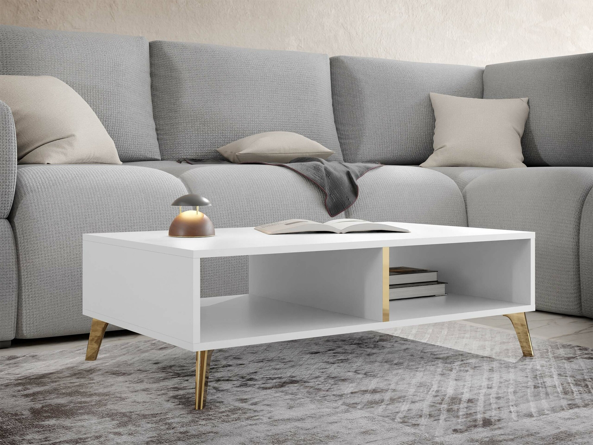 Mesa de centro Comfivo Capella (Blanco)