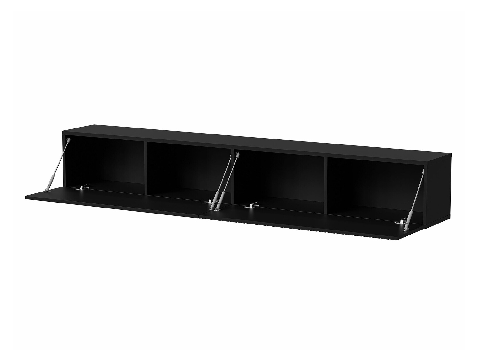 Mueble TV Calveru 101 (Negro + Roble wotan)