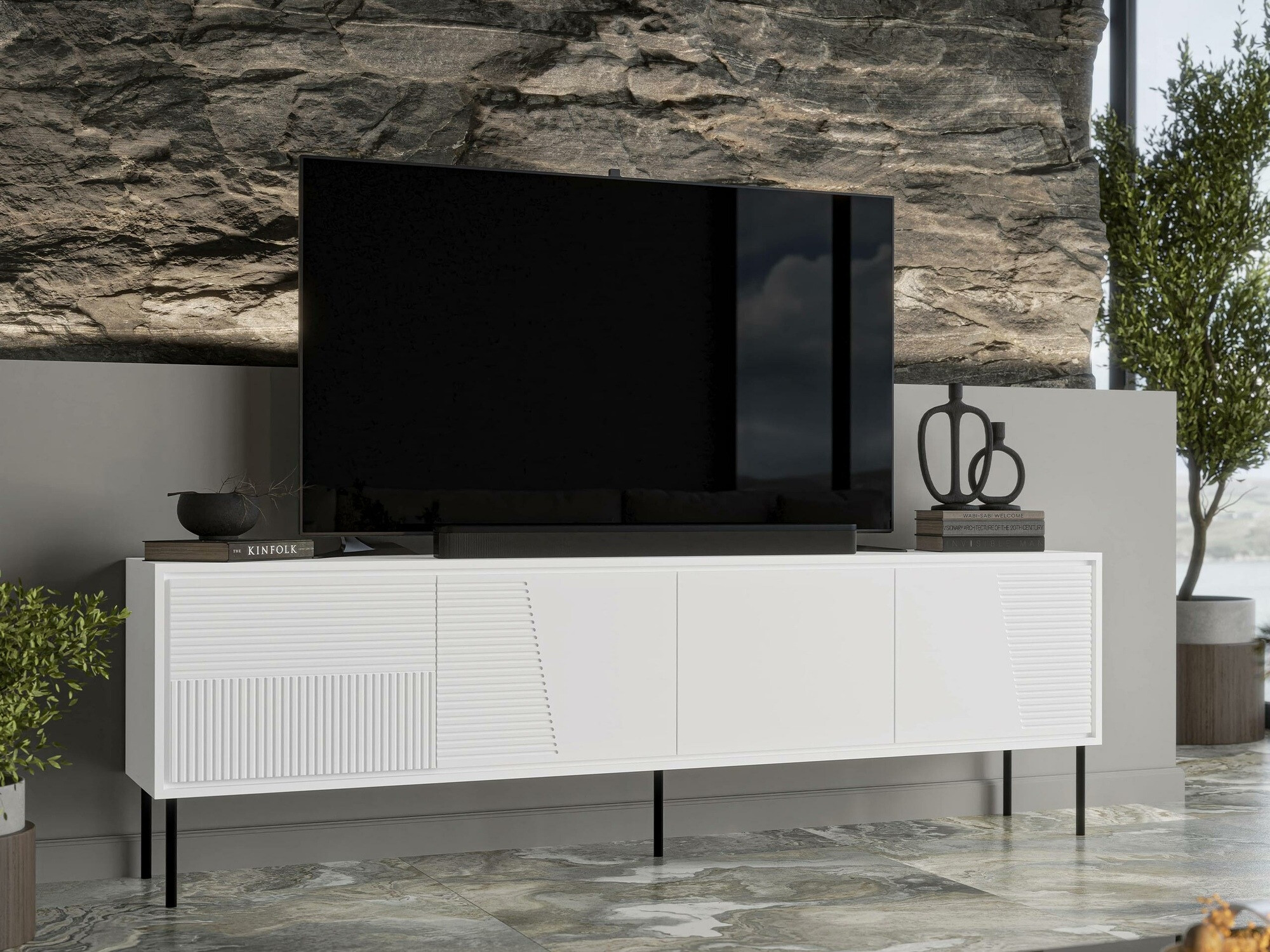 Mueble TV Charlotte 209 (Blanco)
