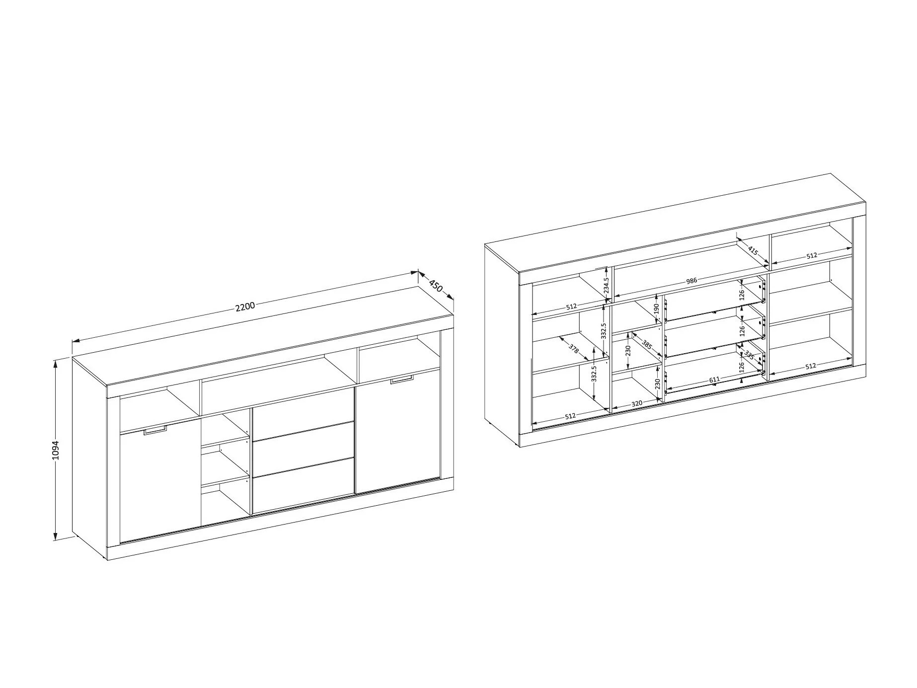Conjunto de salón Melmava 106