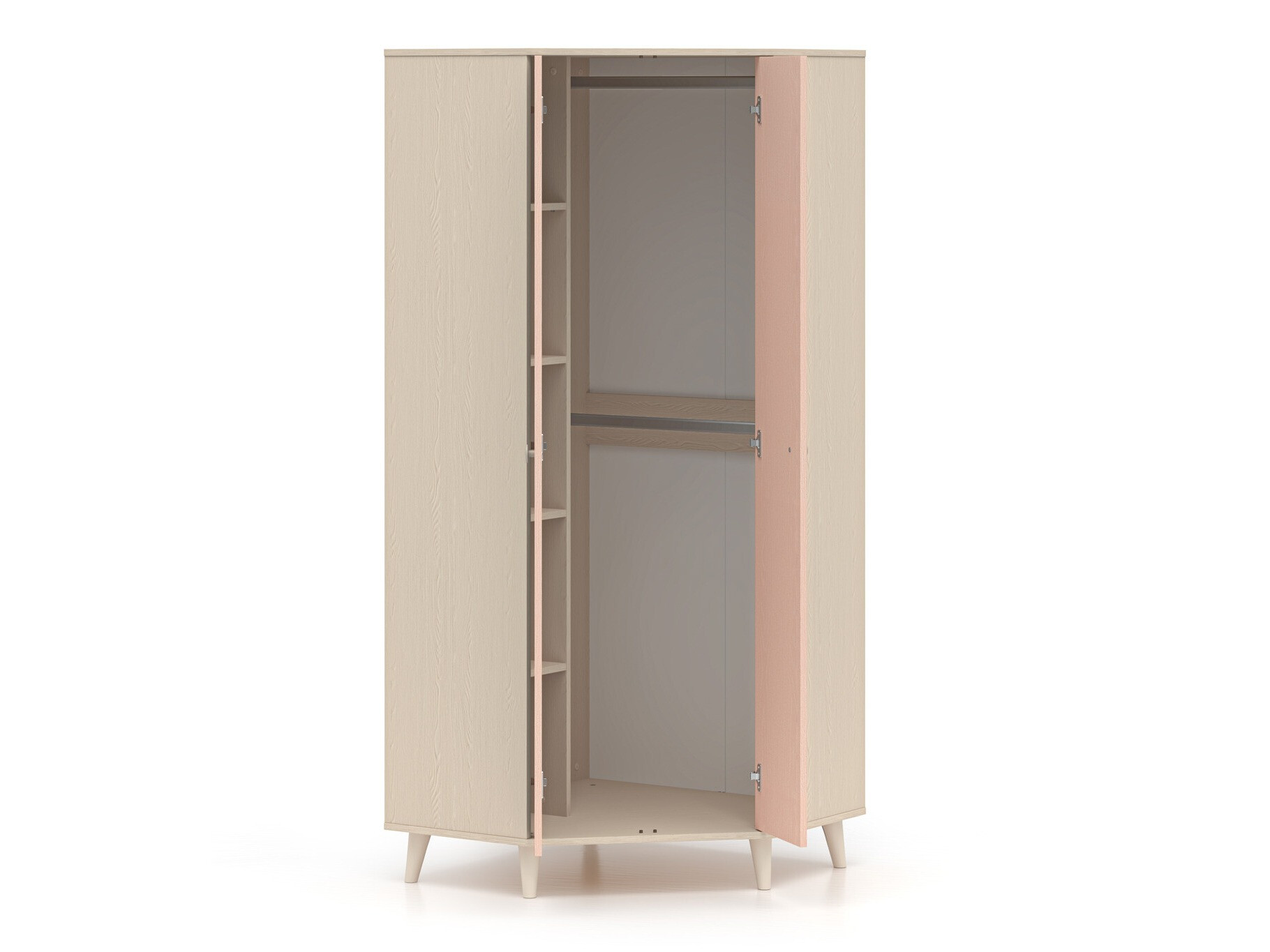 Armario de rincón Tortoli 100 (Rosa)