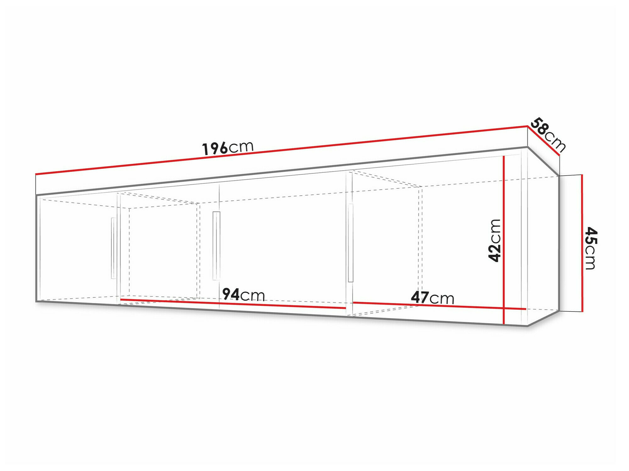 Armario Collis II (Roble wotan + Negro)