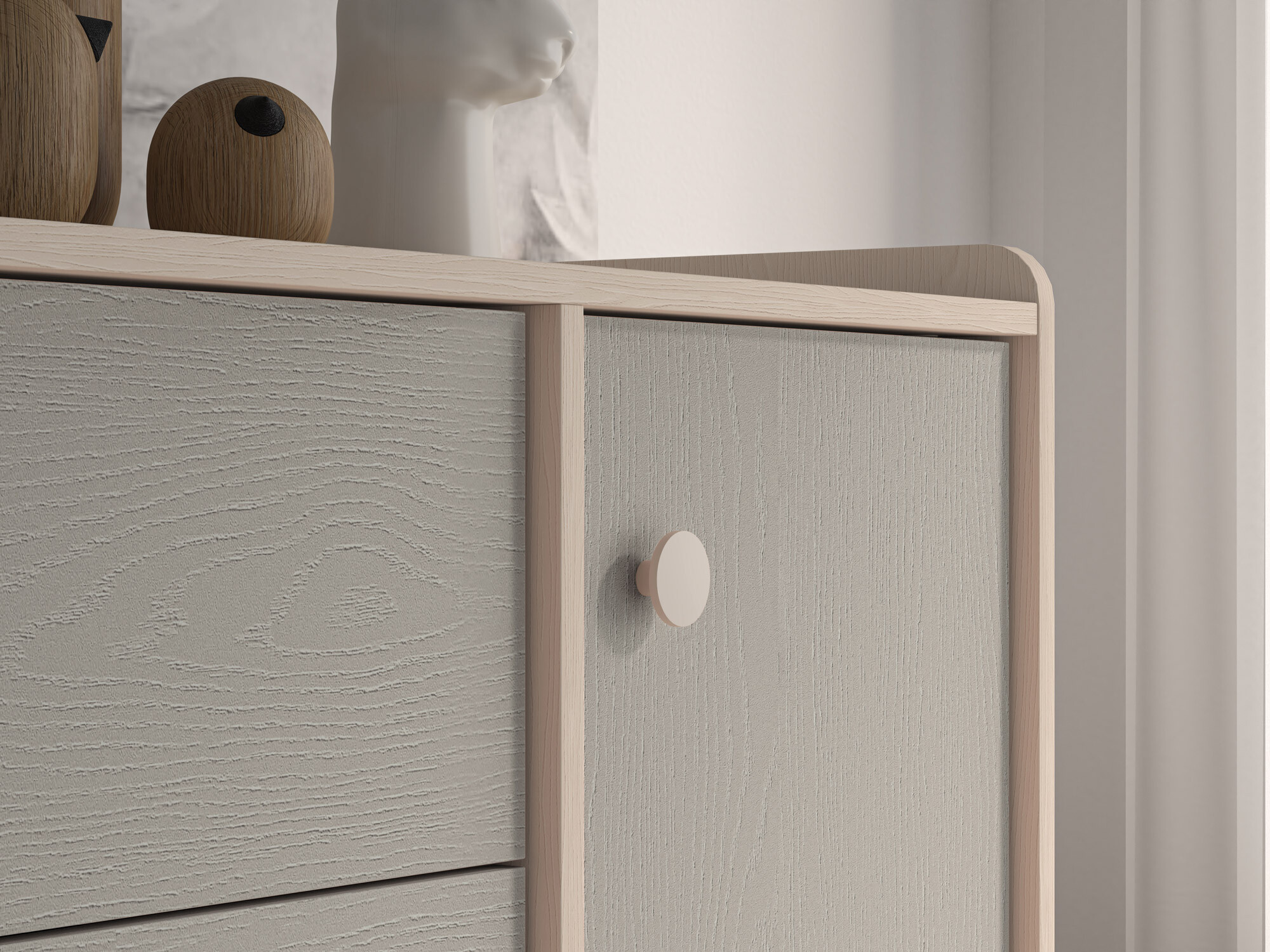 Cómoda Tortoli 104 (Gris)