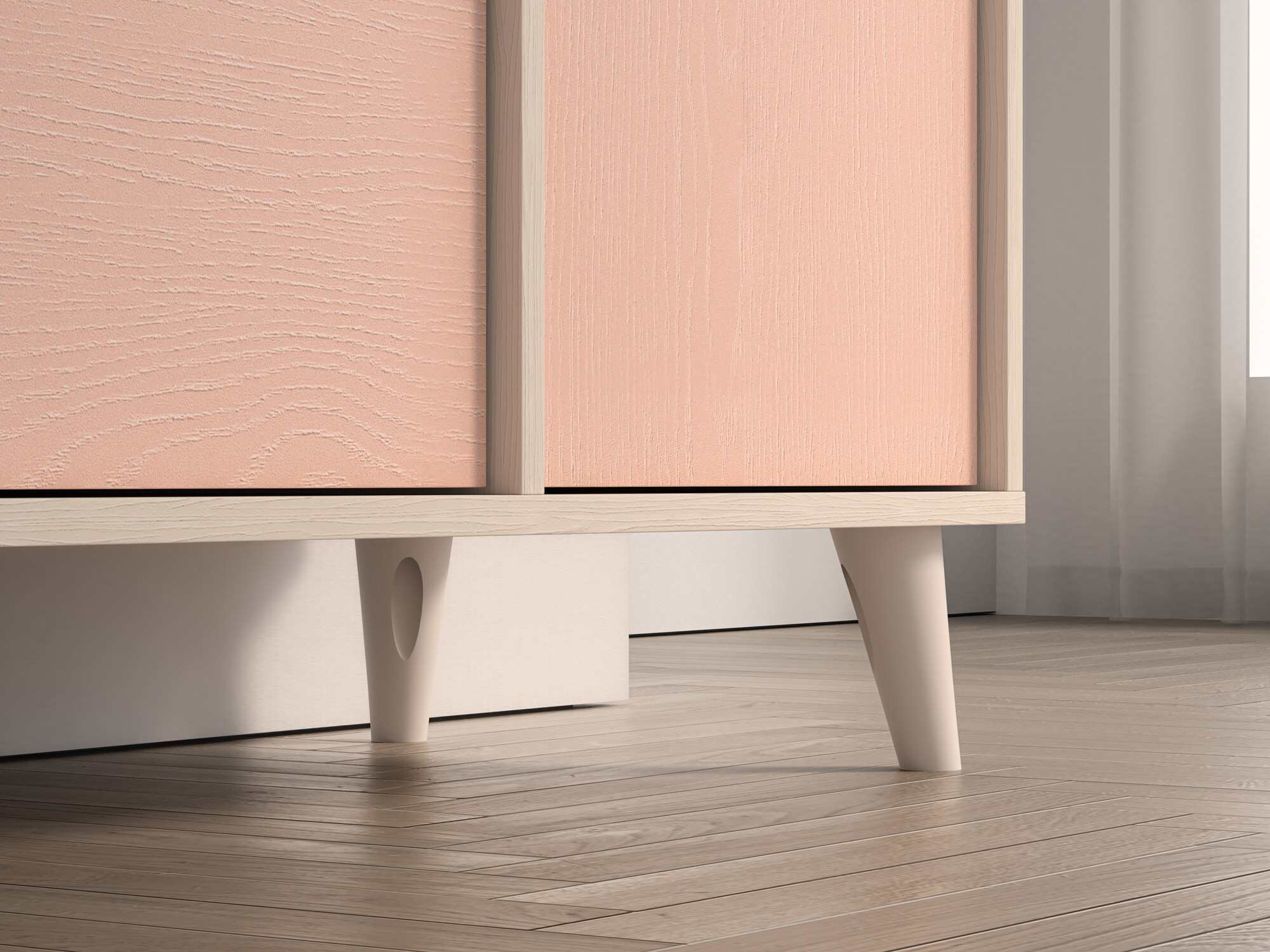 Cómoda Tortoli 104 (Rosa)