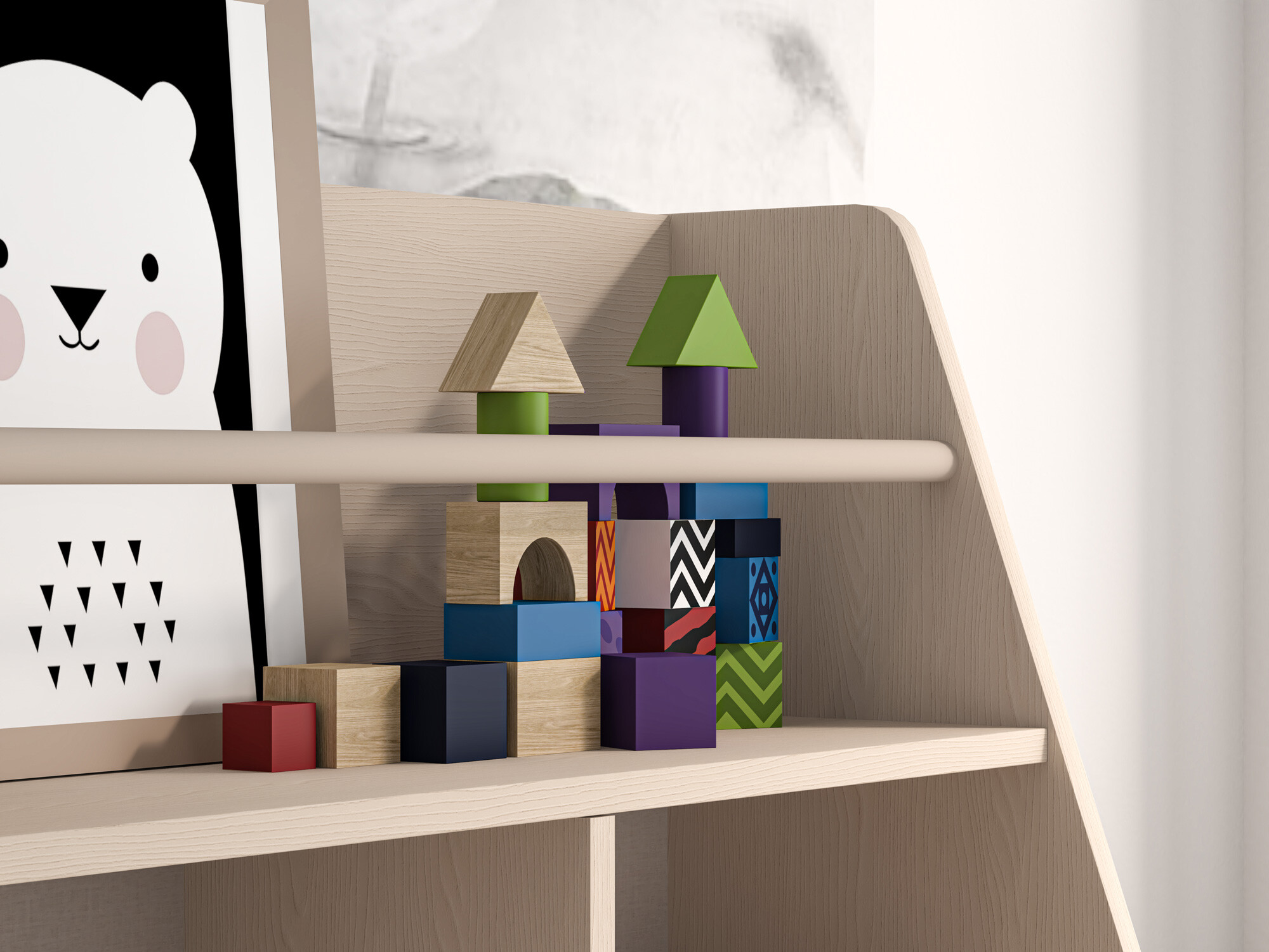 Estantería Tortoli 107 (Rosa)