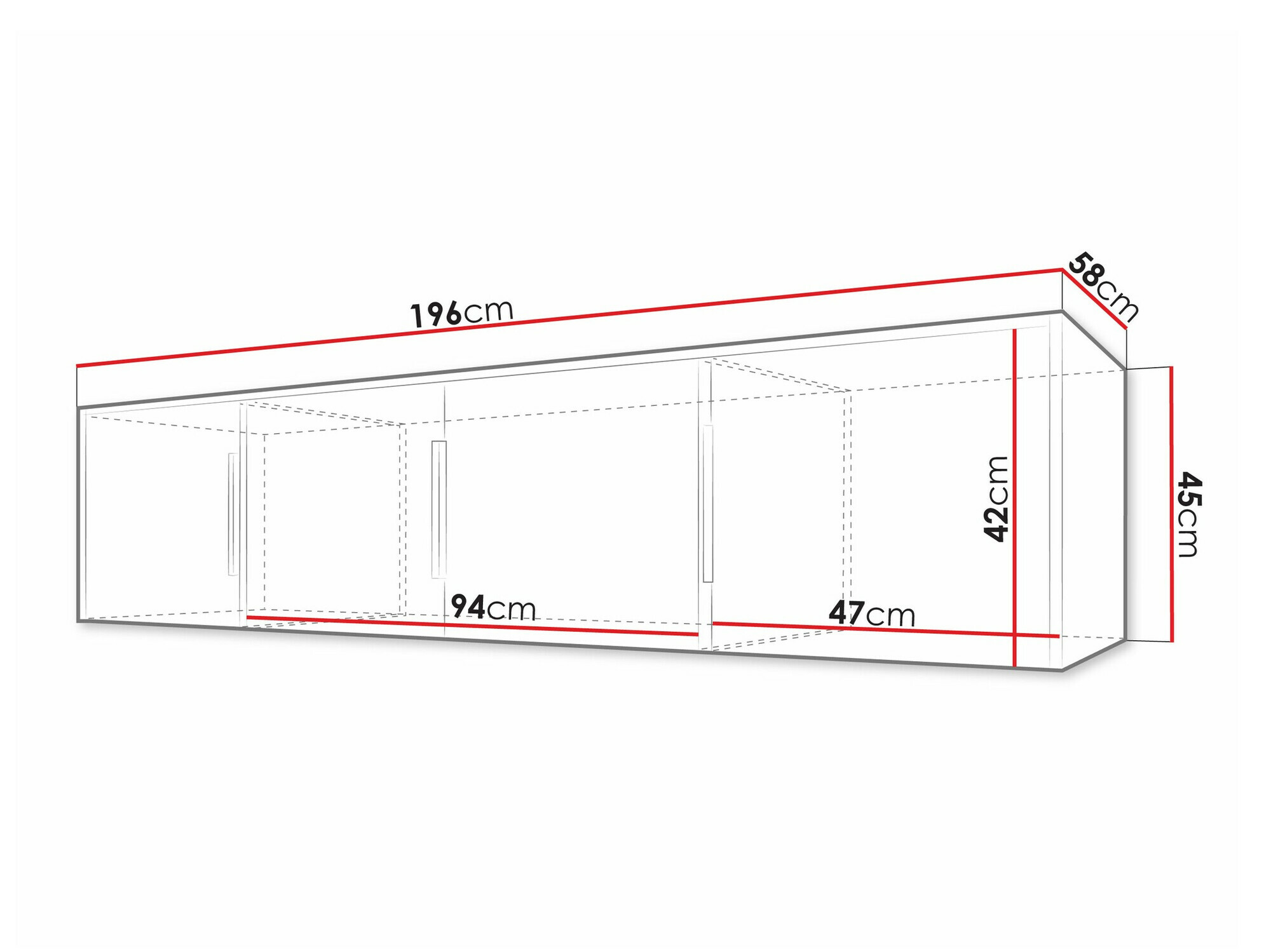 Armario Dortivu 147 (Roble wellington)