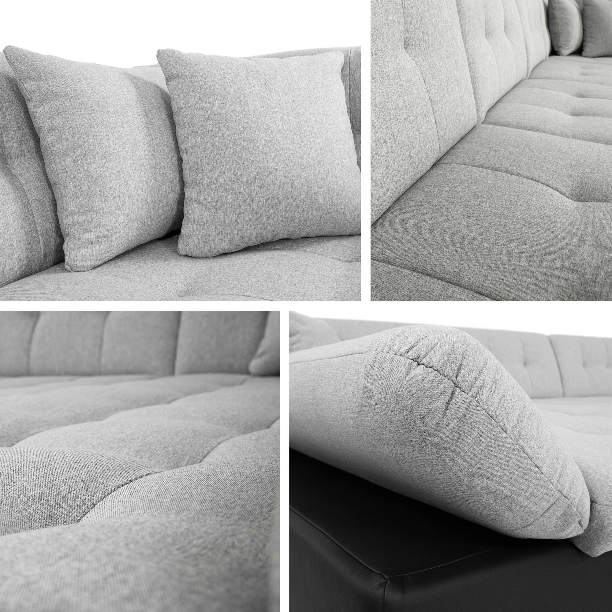 Sofá rinconero Comfivo 150 (Soft 017 + Soul 17)