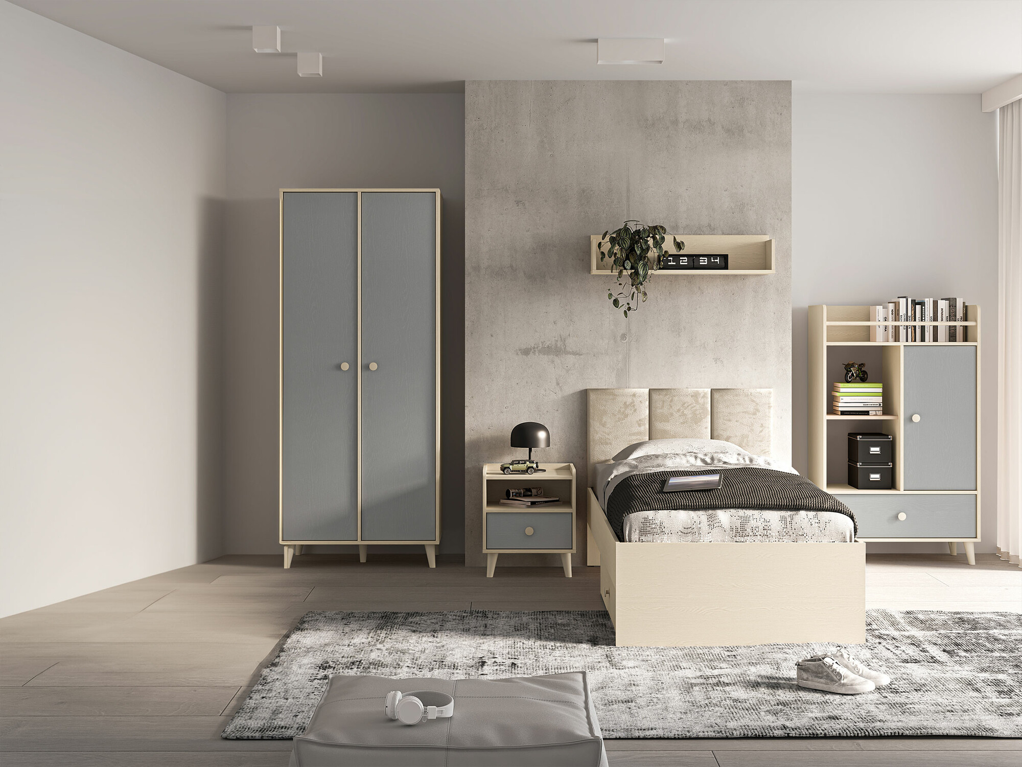 Conjunto de dormitorio infantil Tortoli 112