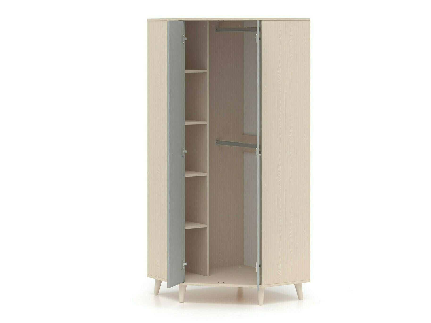 Conjunto de dormitorio infantil Tortoli 113 (Gris)