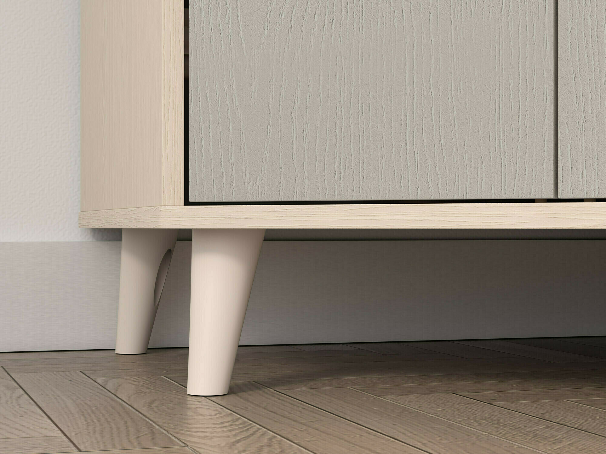 Conjunto de dormitorio infantil Tortoli 113 (Gris)