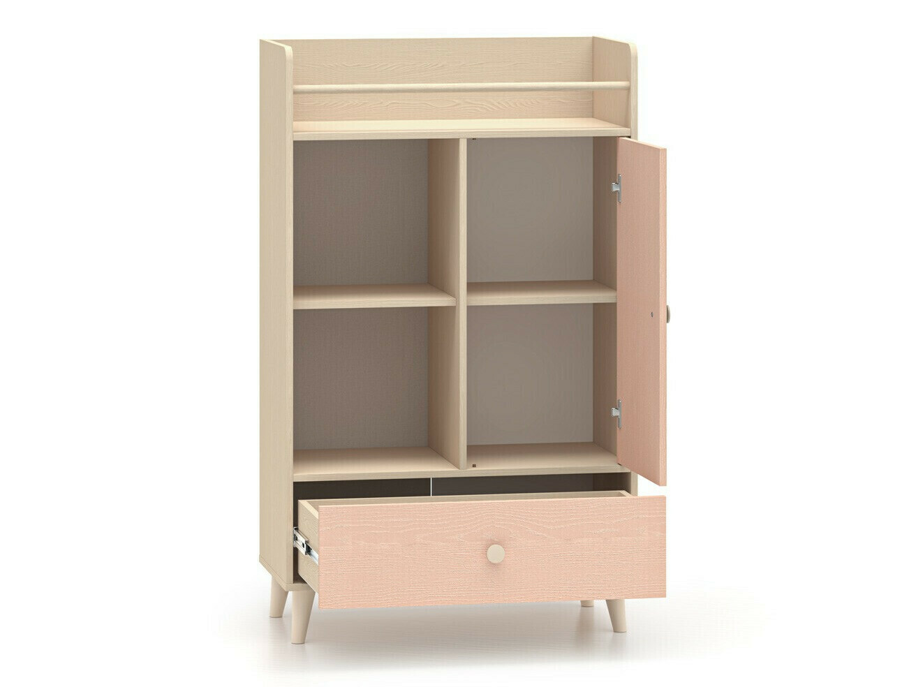 Conjunto de dormitorio infantil Tortoli 115 (Rosa)