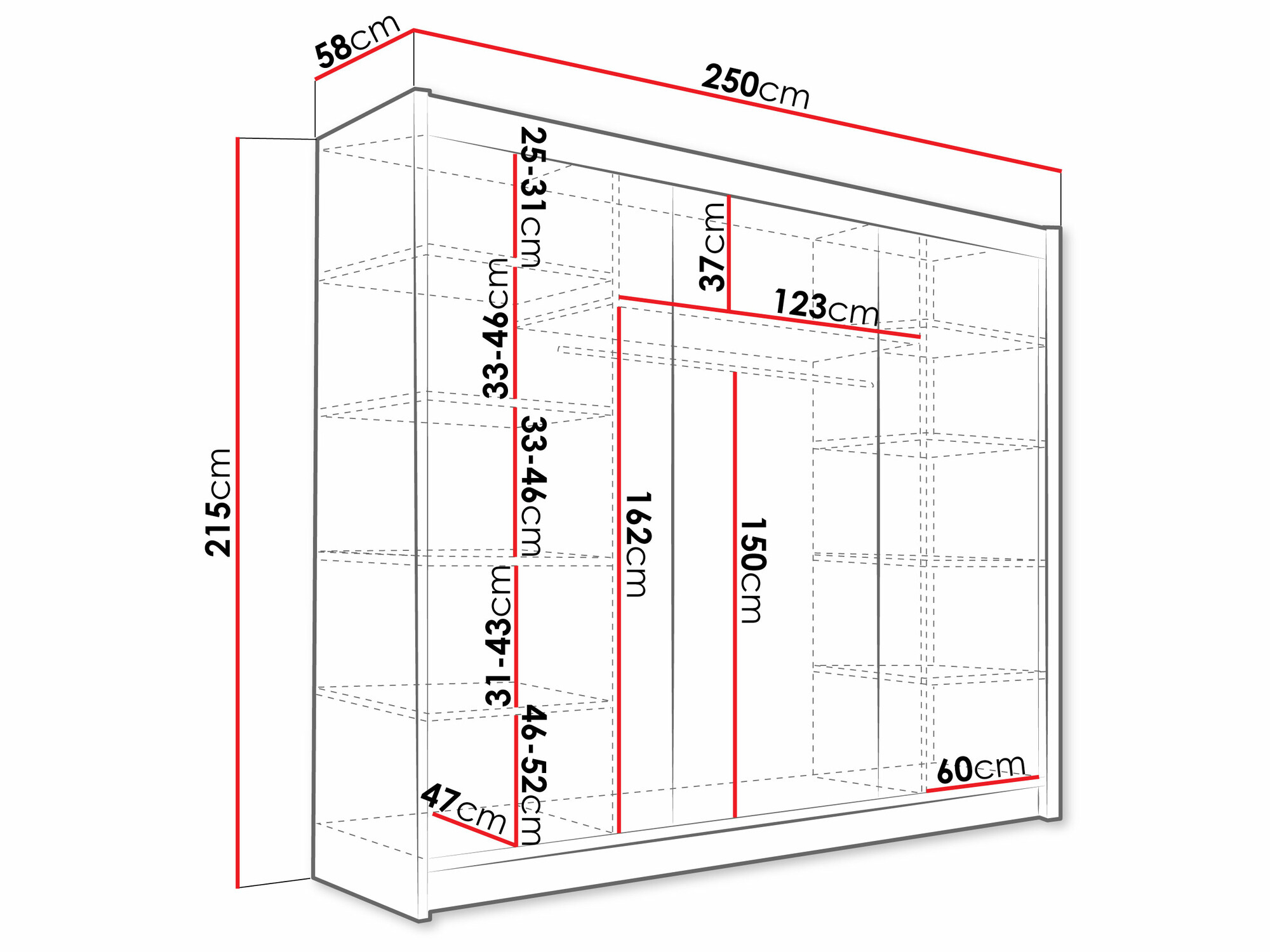 Armario Closico 130 (Cachemira)