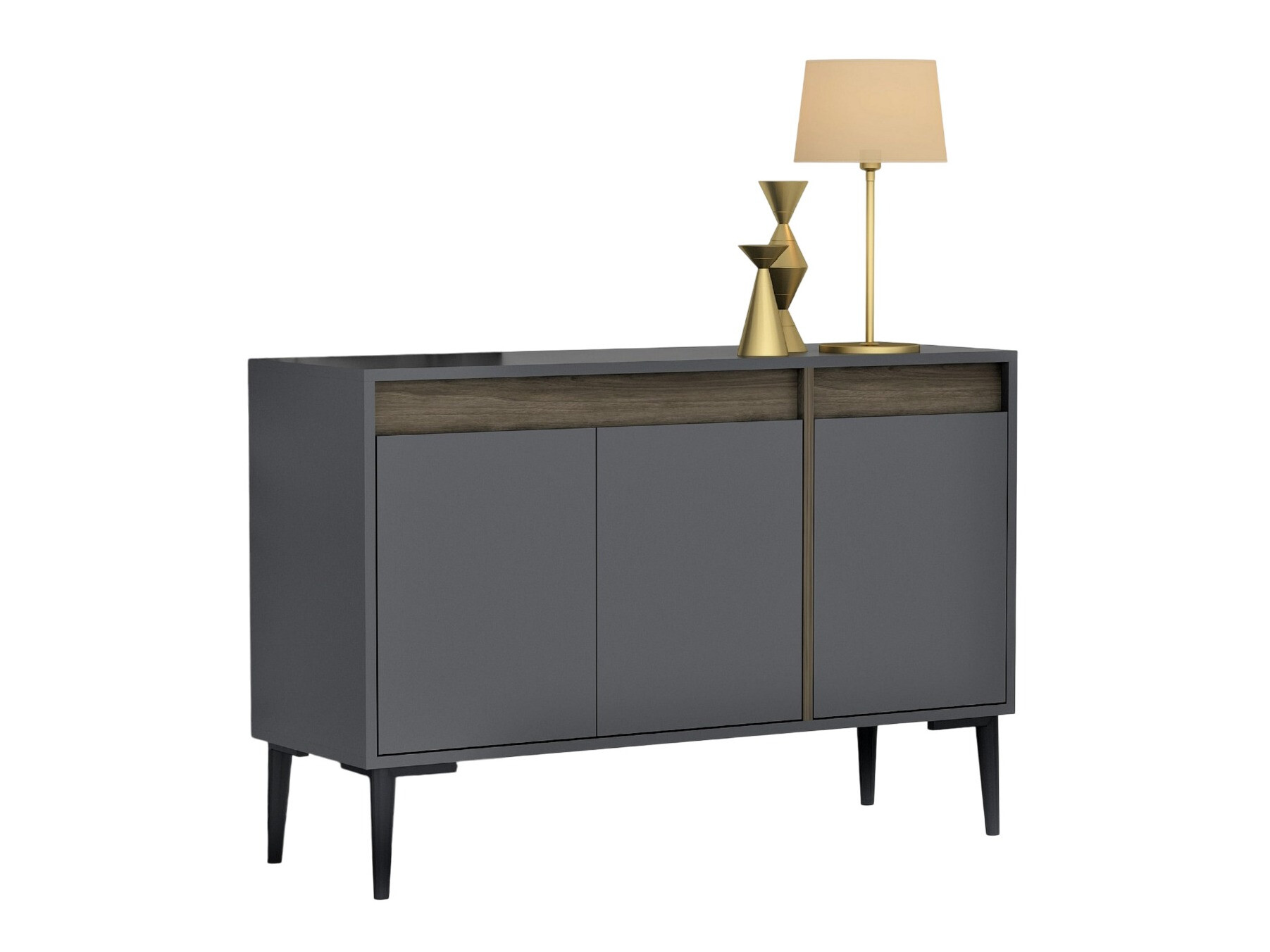 Aparador Kailua 1896 (Antracita + Nogal)