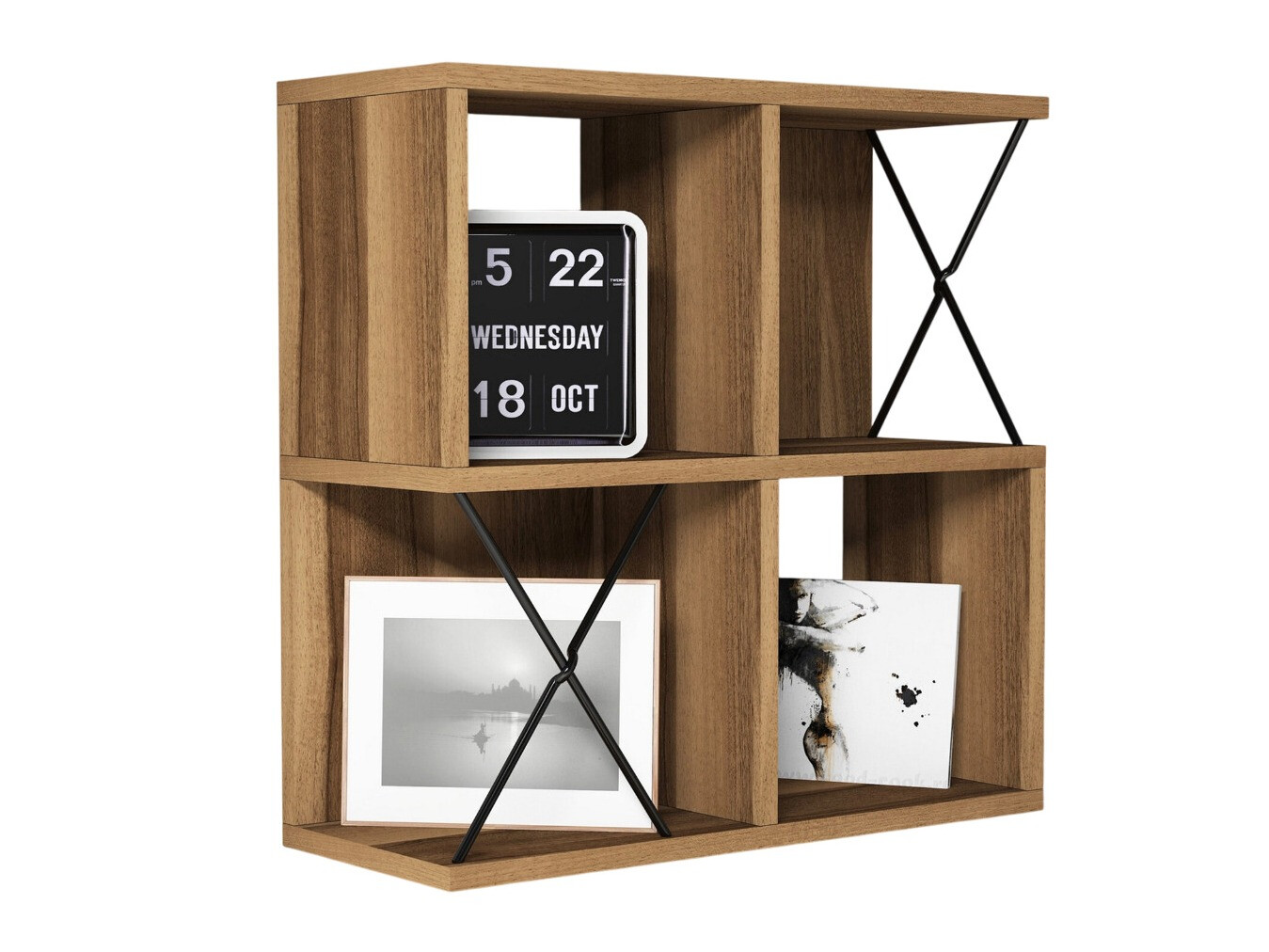 Estantería de pared Kailua 137 (Nuez)