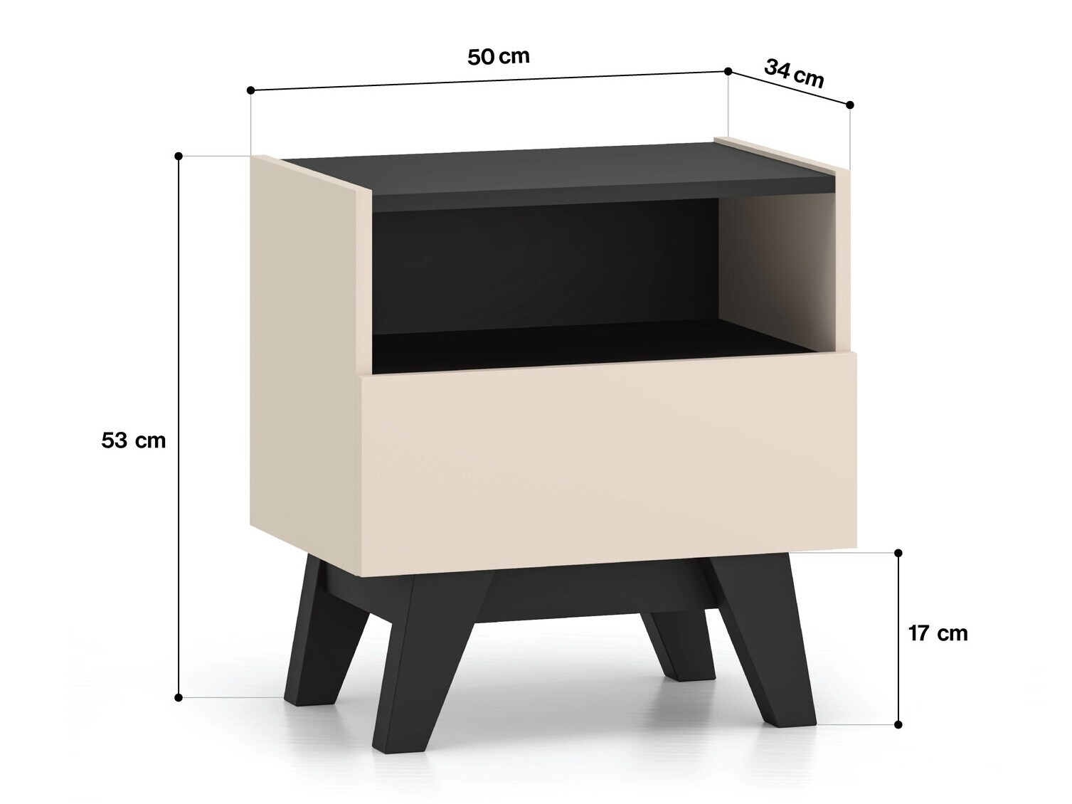 Mesilla de noche Evateno 105